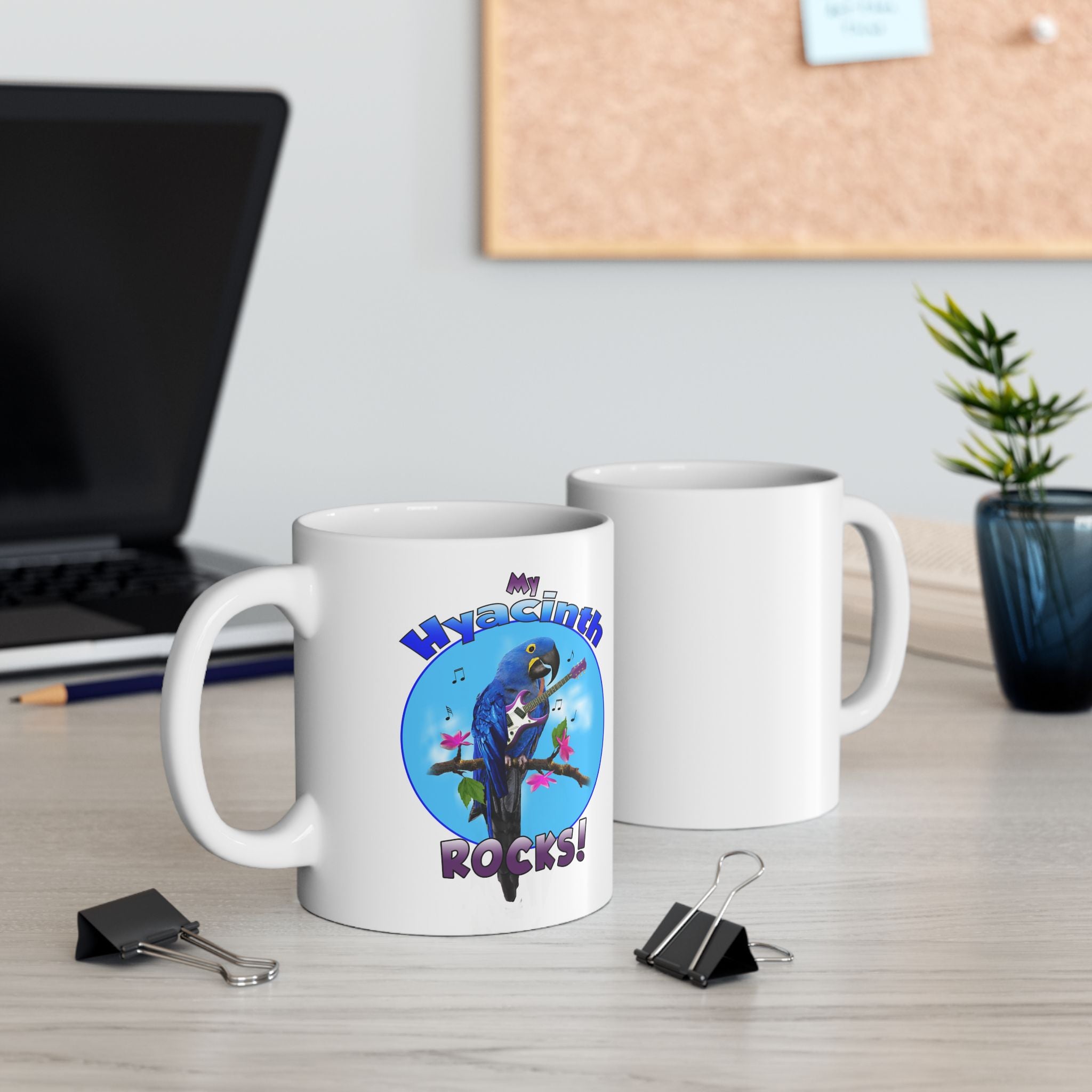 My Hyacinth Rocks Guitar Mug