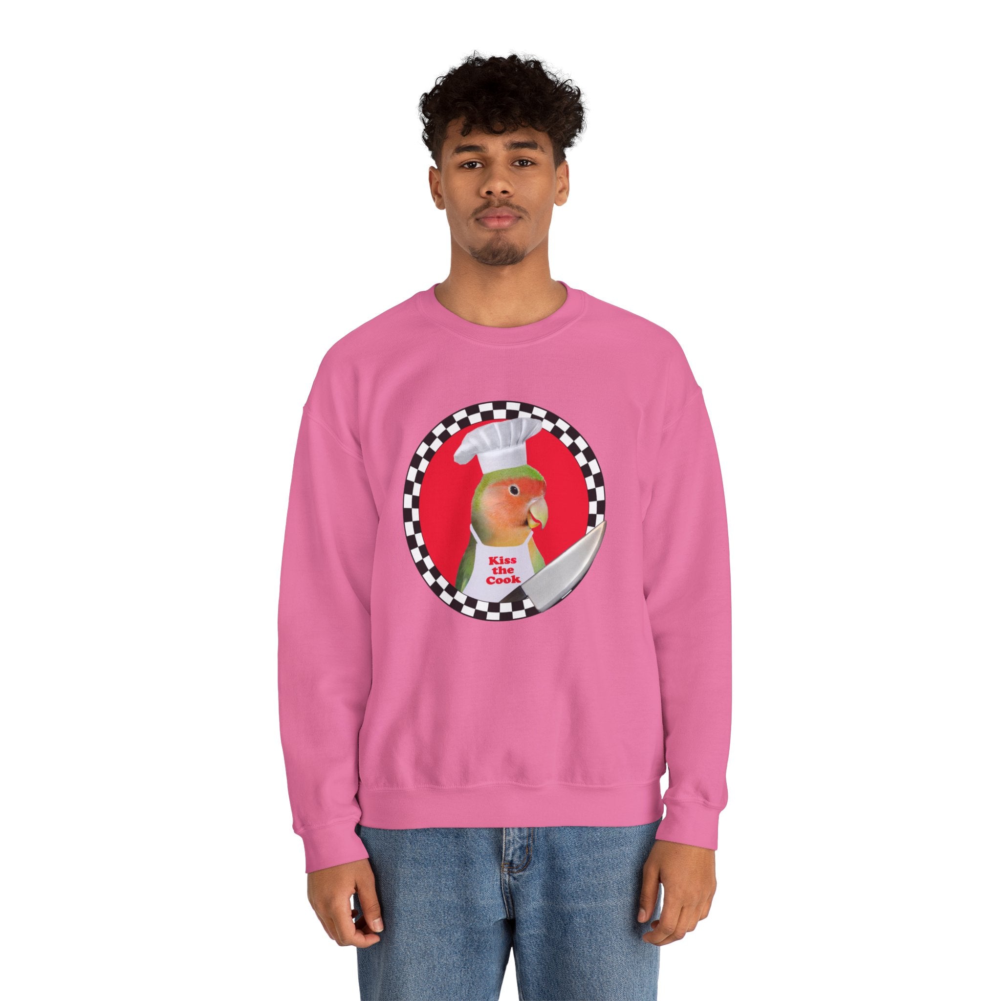 Kiss The Cook Lovebird Sweatshirt