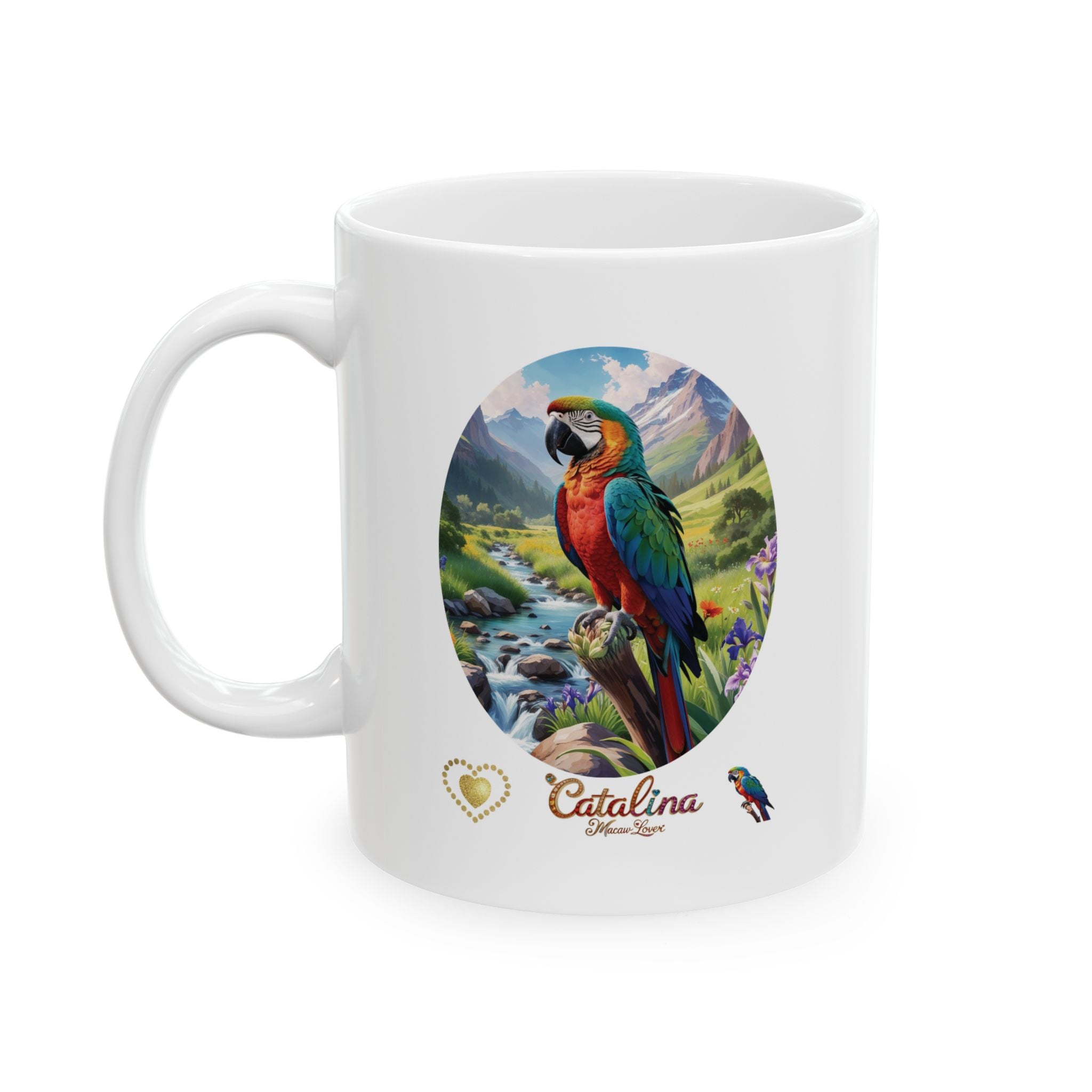 Mountain Catalina Macaw Lover Mug