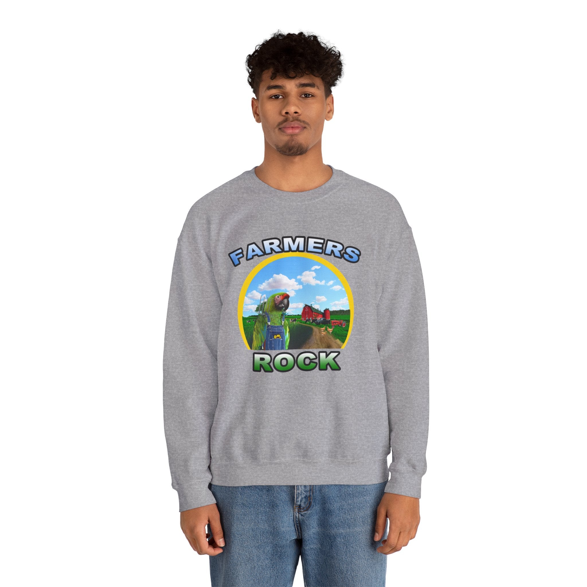 Farmers Rock Military Sweatshirt