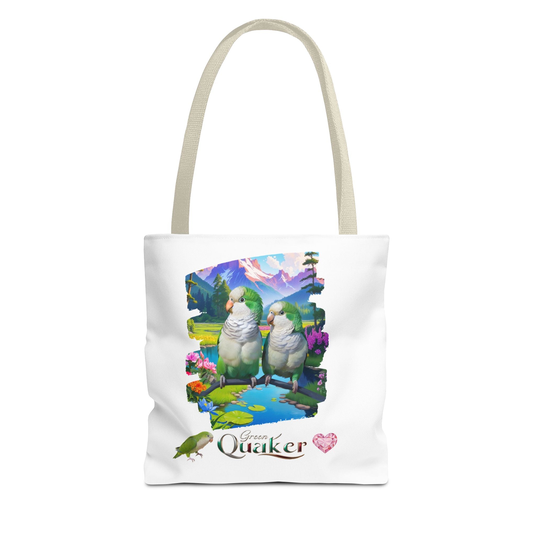 Nature Green Quaker Tote Bag