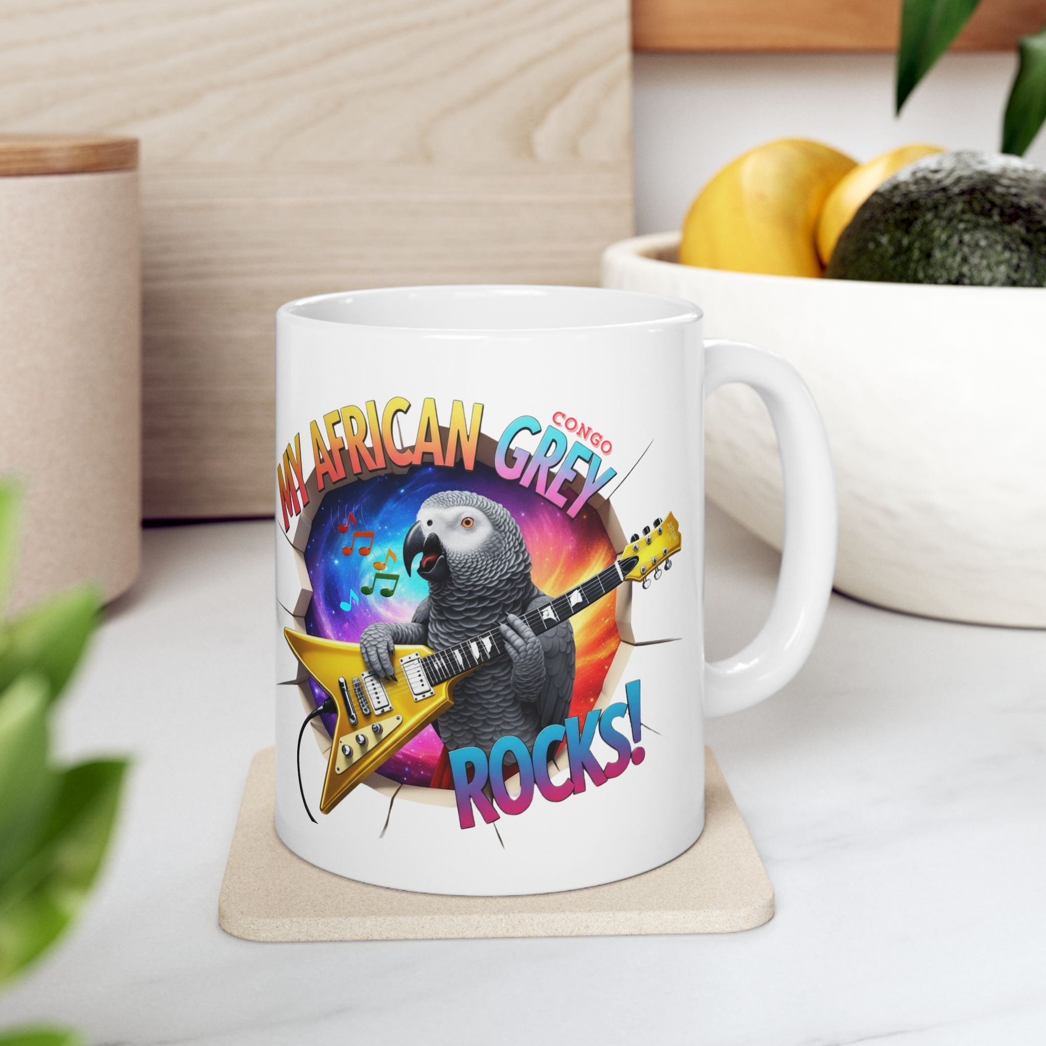 My African Grey Congo Rocks Mug