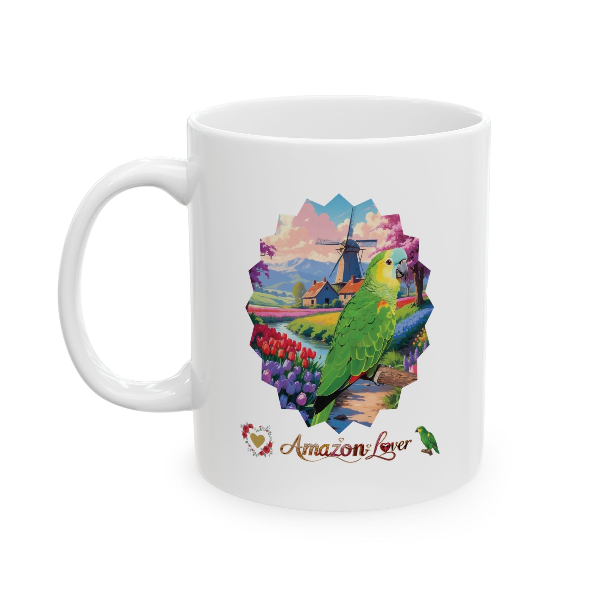 Amazon Lover Floral Scenic Mug