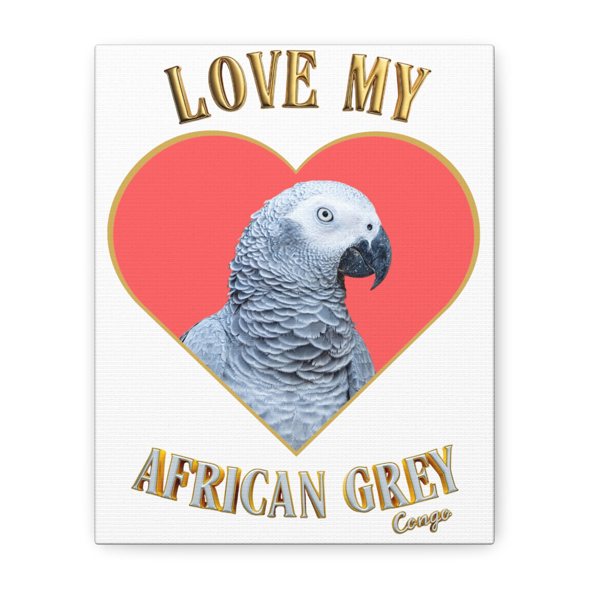 African Grey Congo Wall-Hanging