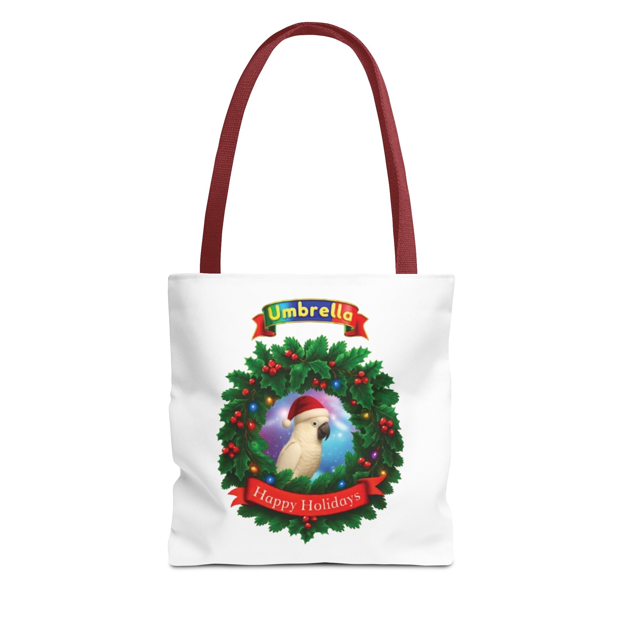 Happy Holidays Umbrella Tote Bag