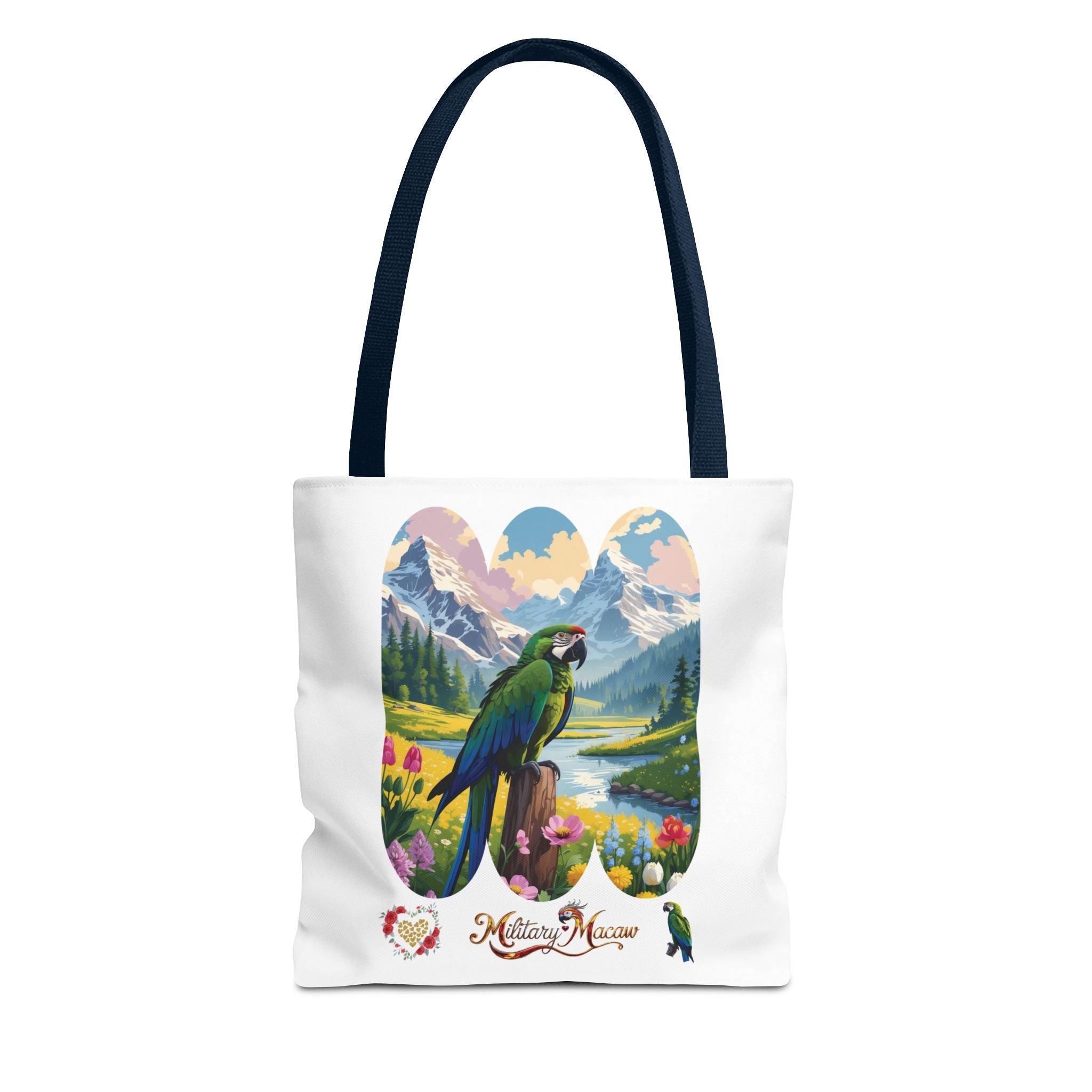 Military Macaw Mountain Tote Bag