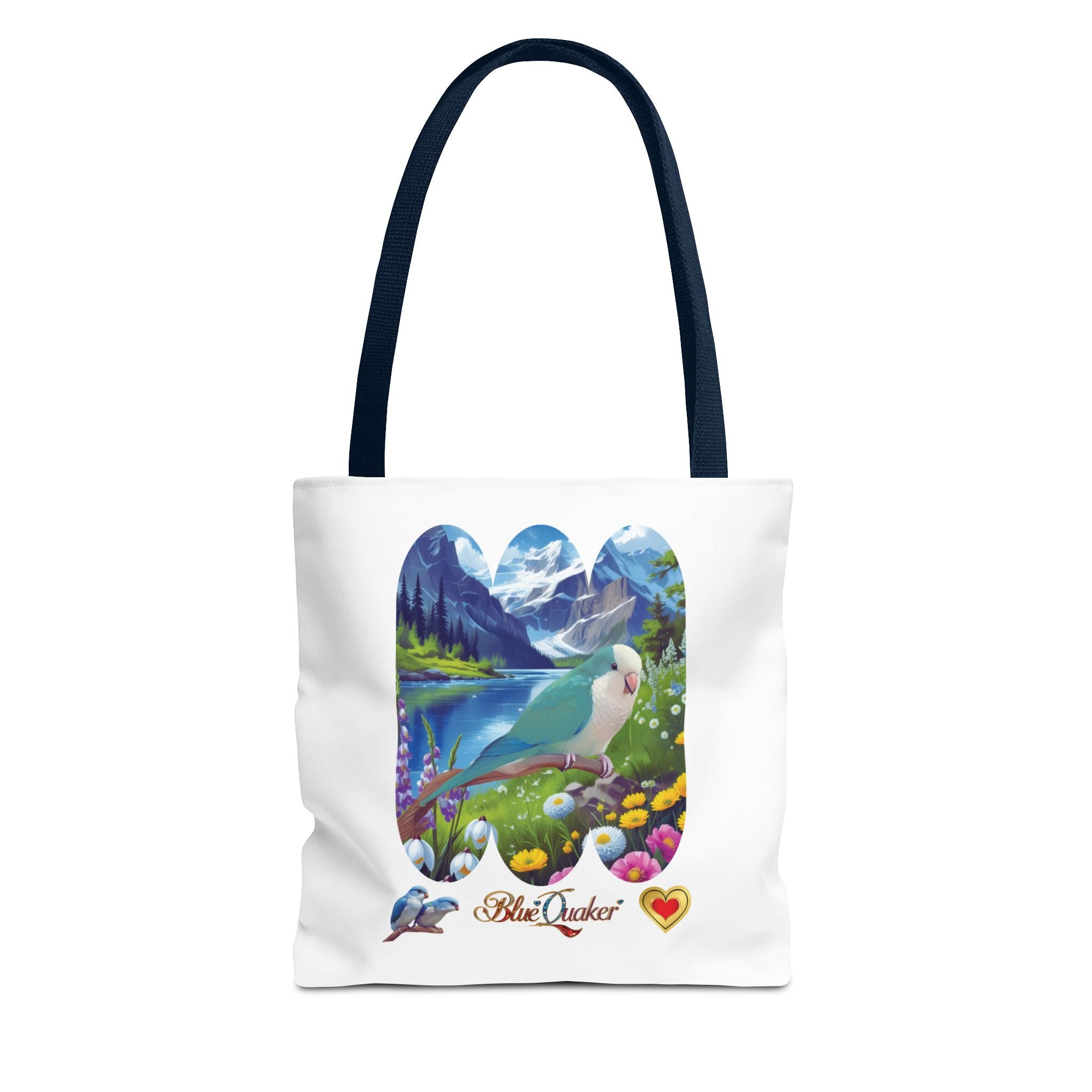 Blue Quaker Mountain Valley Tote Bag