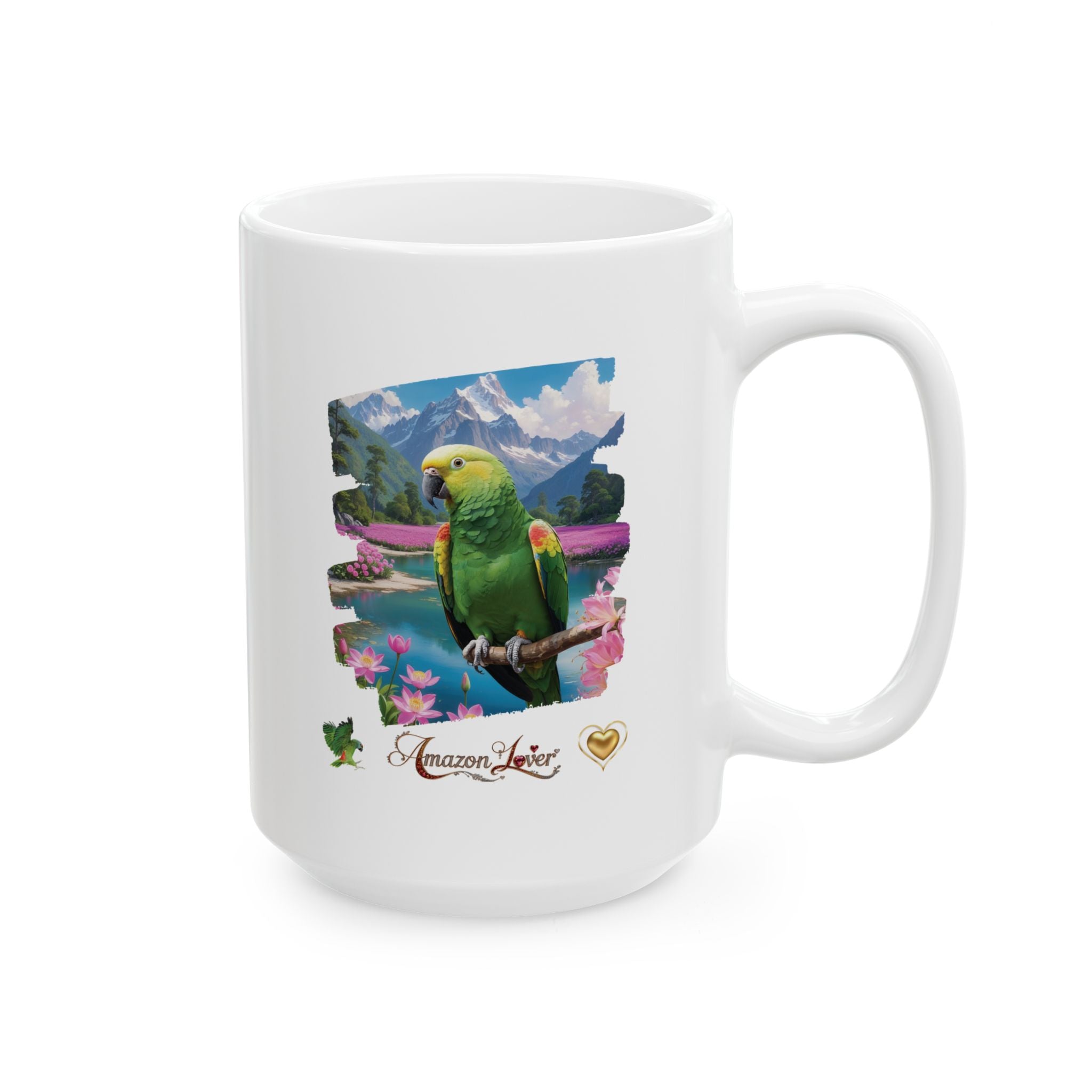 Amazon Lover Floral Lake Mug