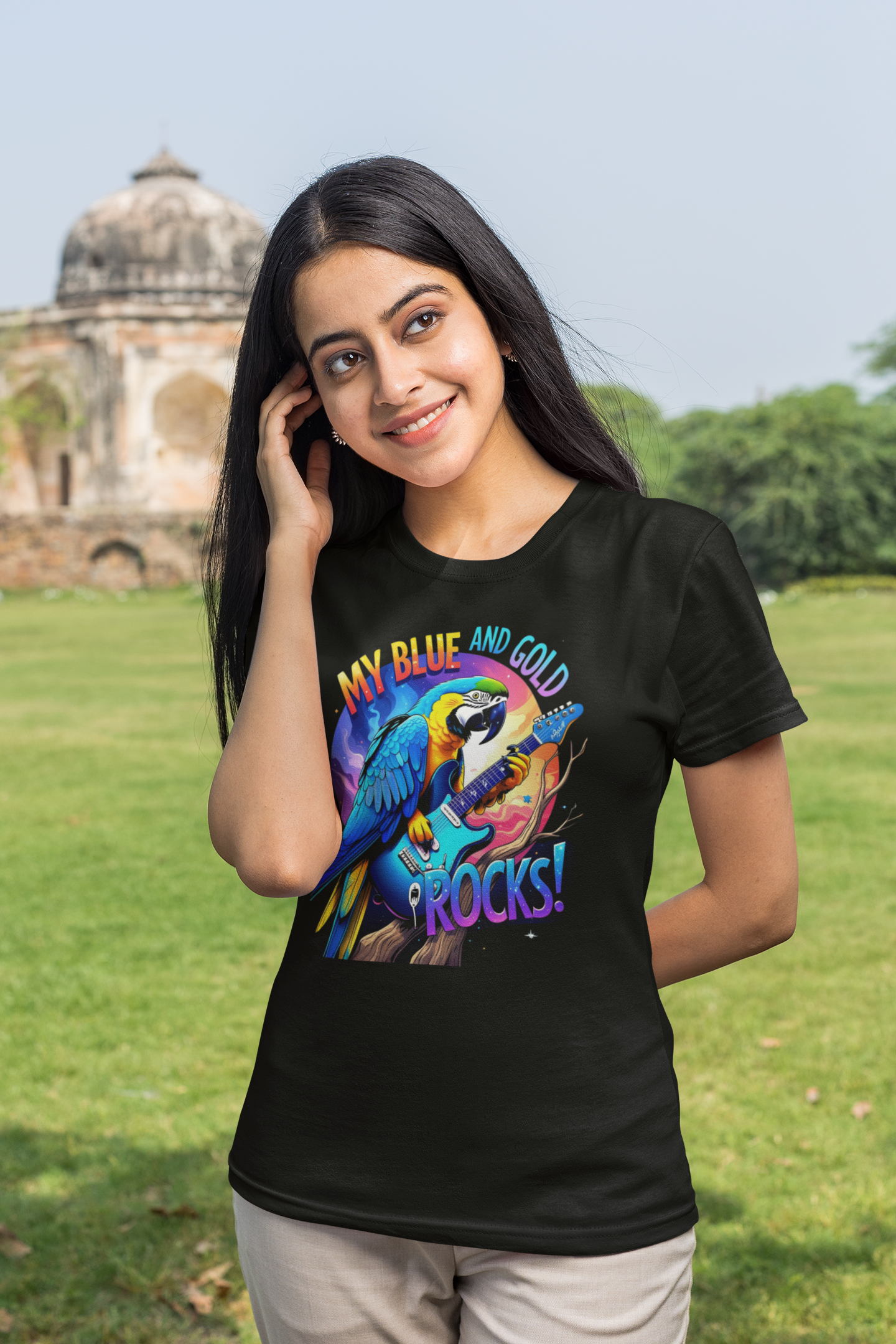 My Blue & Gold Rocks Music T-Shirt