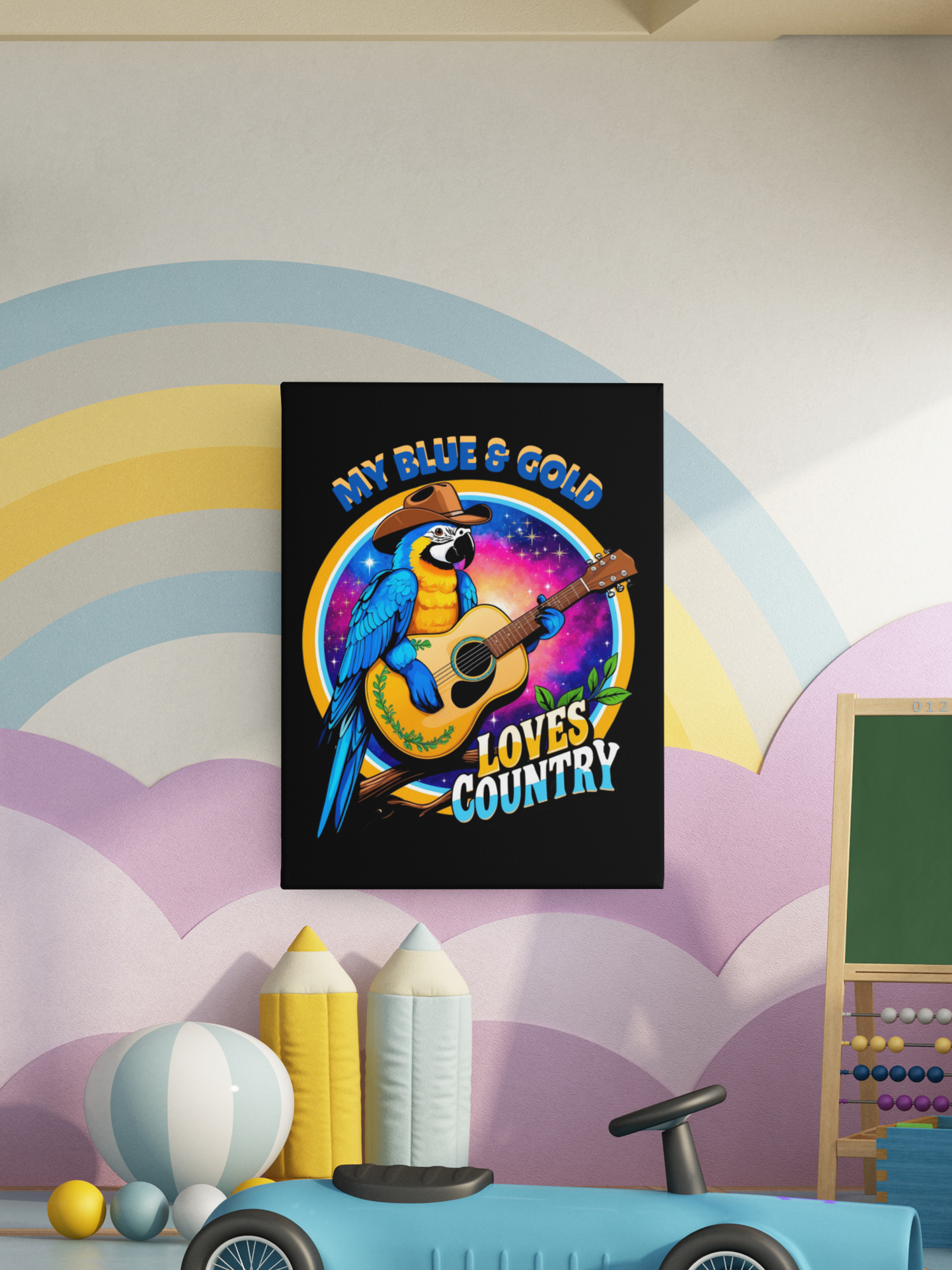 My Blue & Gold Loves Country Wall-Hanging