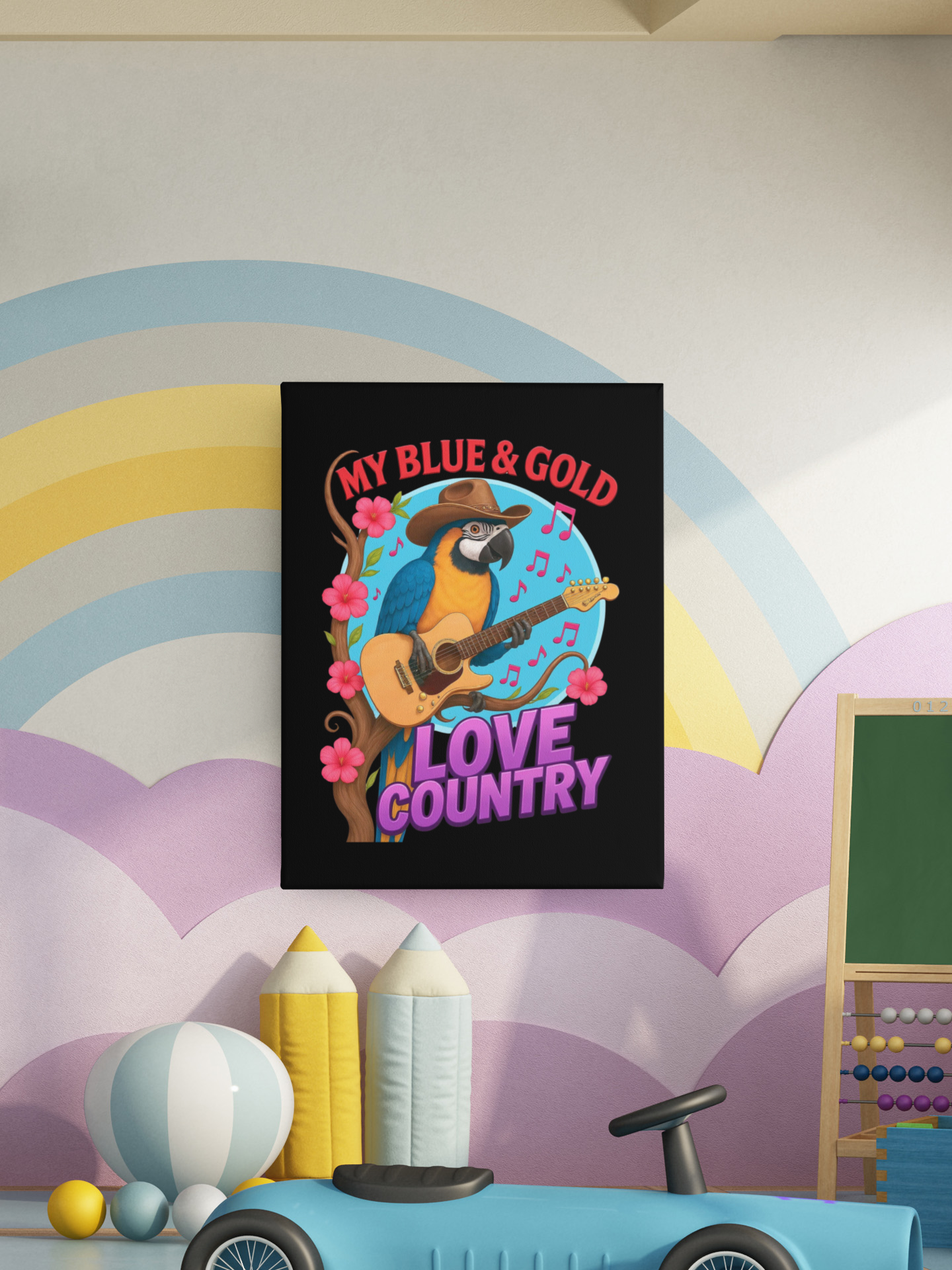 Blue & Gold Macaw Wall Hanging