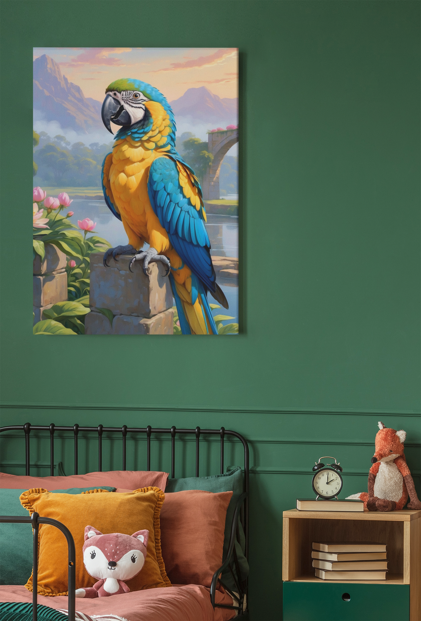Blue & Gold Macaw Wall Hanging