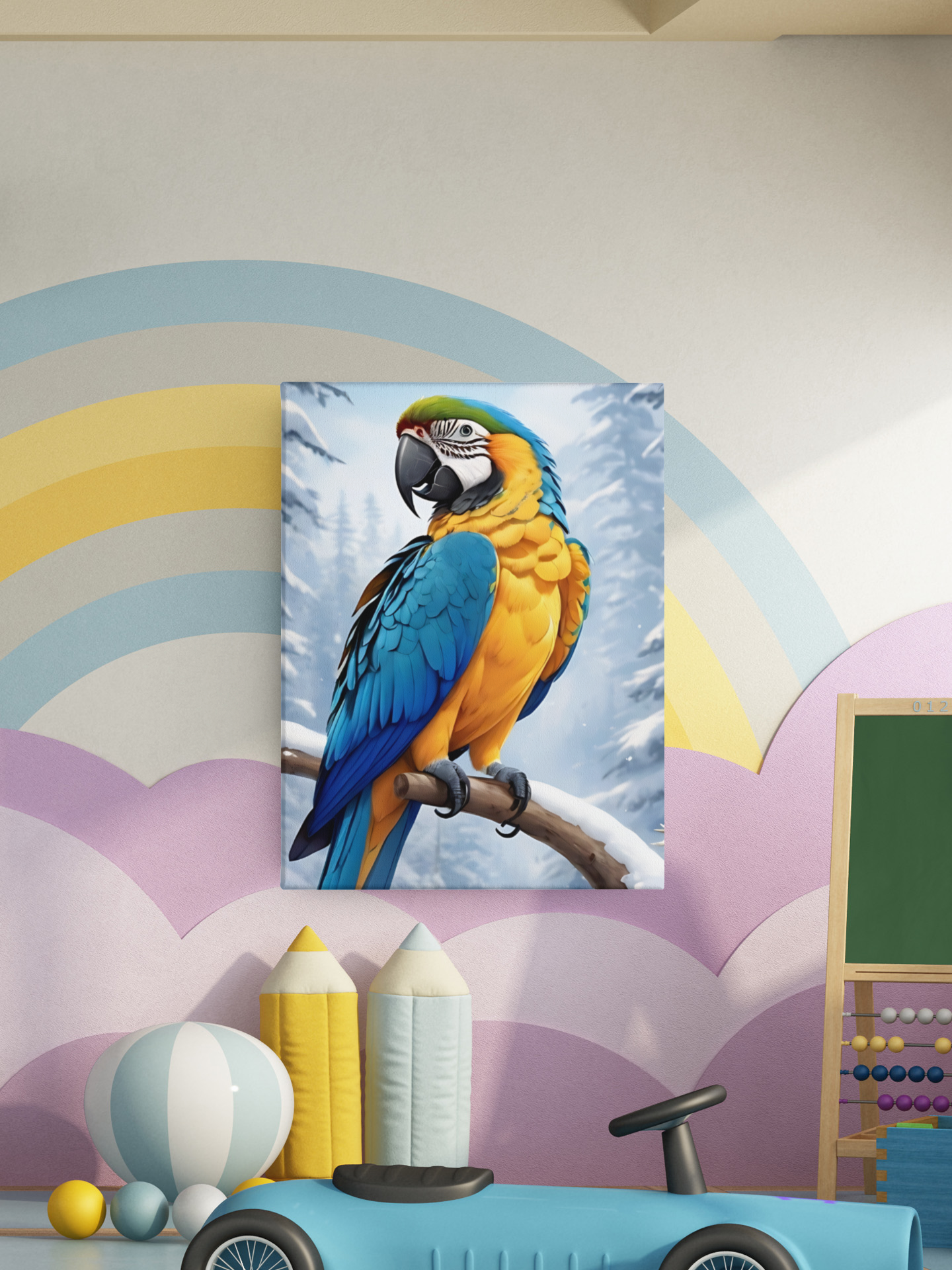 Blue & Gold Macaw Wall-Hanging