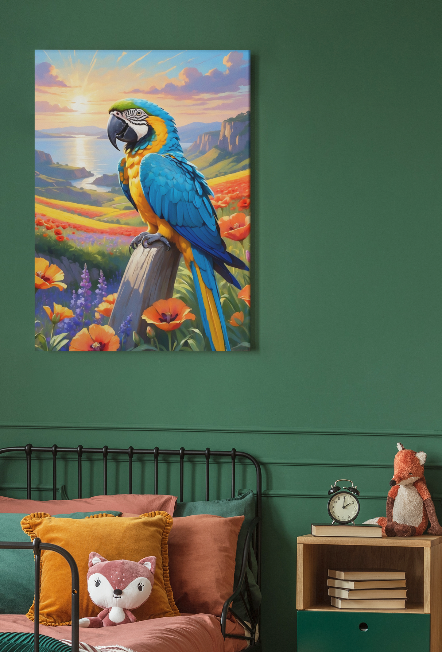 Blue & Gold Macaw Wall Hanging