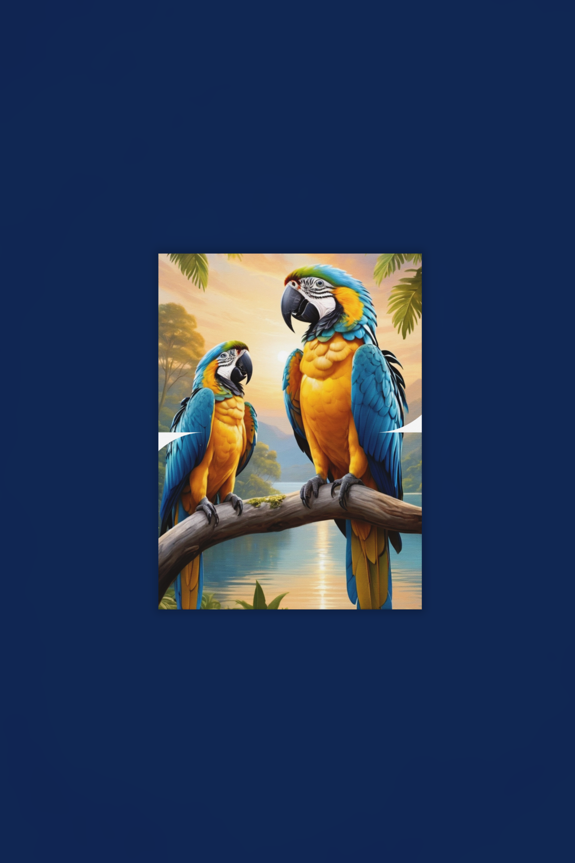 Blue & Gold Macaw's Wall-Hanging