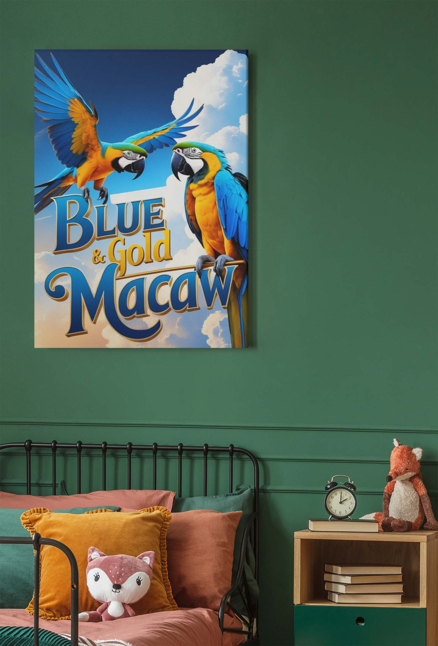 Blue & Gold Macaw Wall Hanging