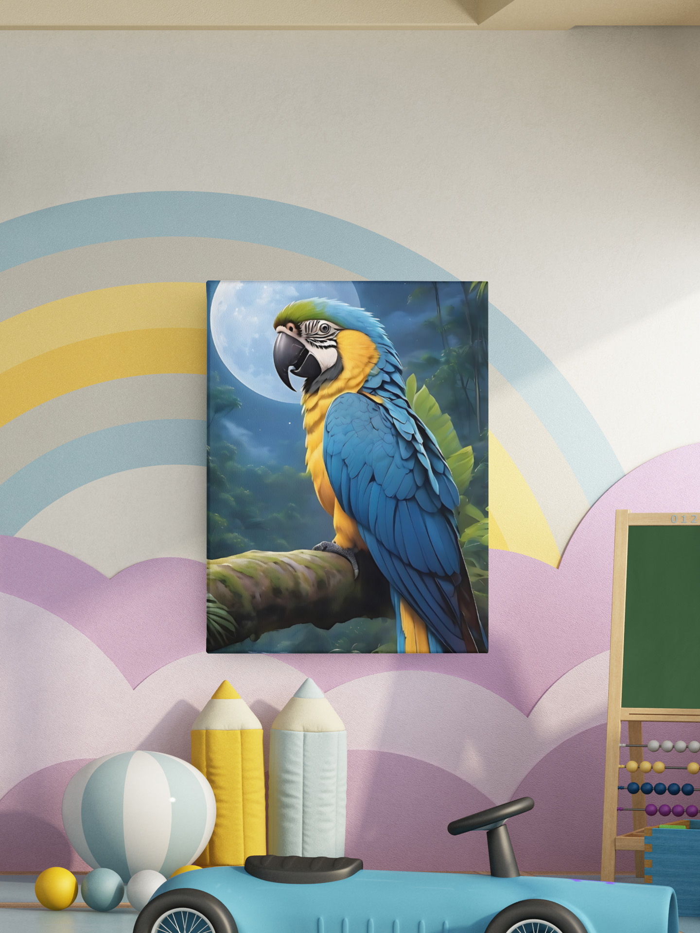 Blue & Gold Macaw Wall-Hanging