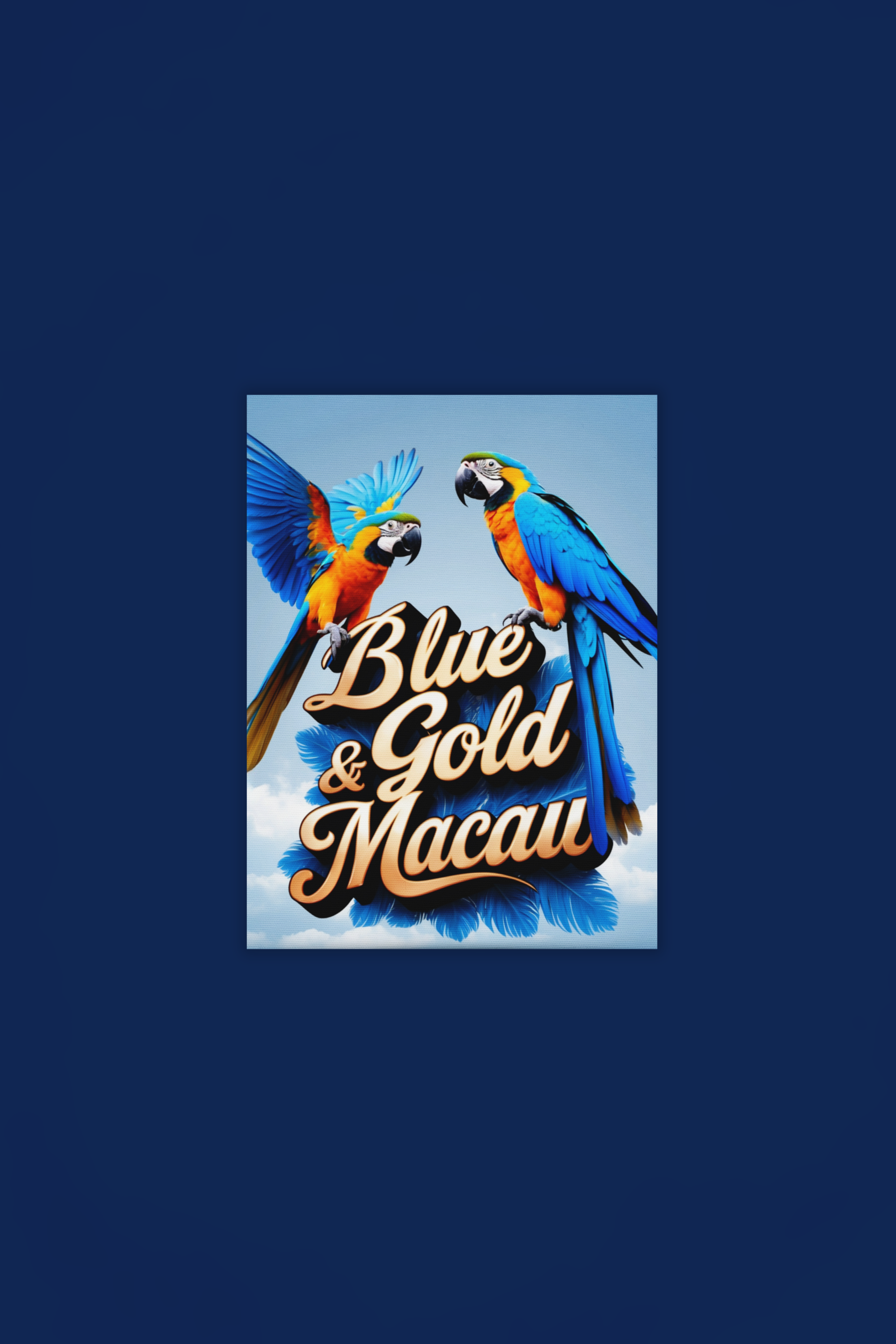 Blue & Gold Macaw Lover Wall-Hanging