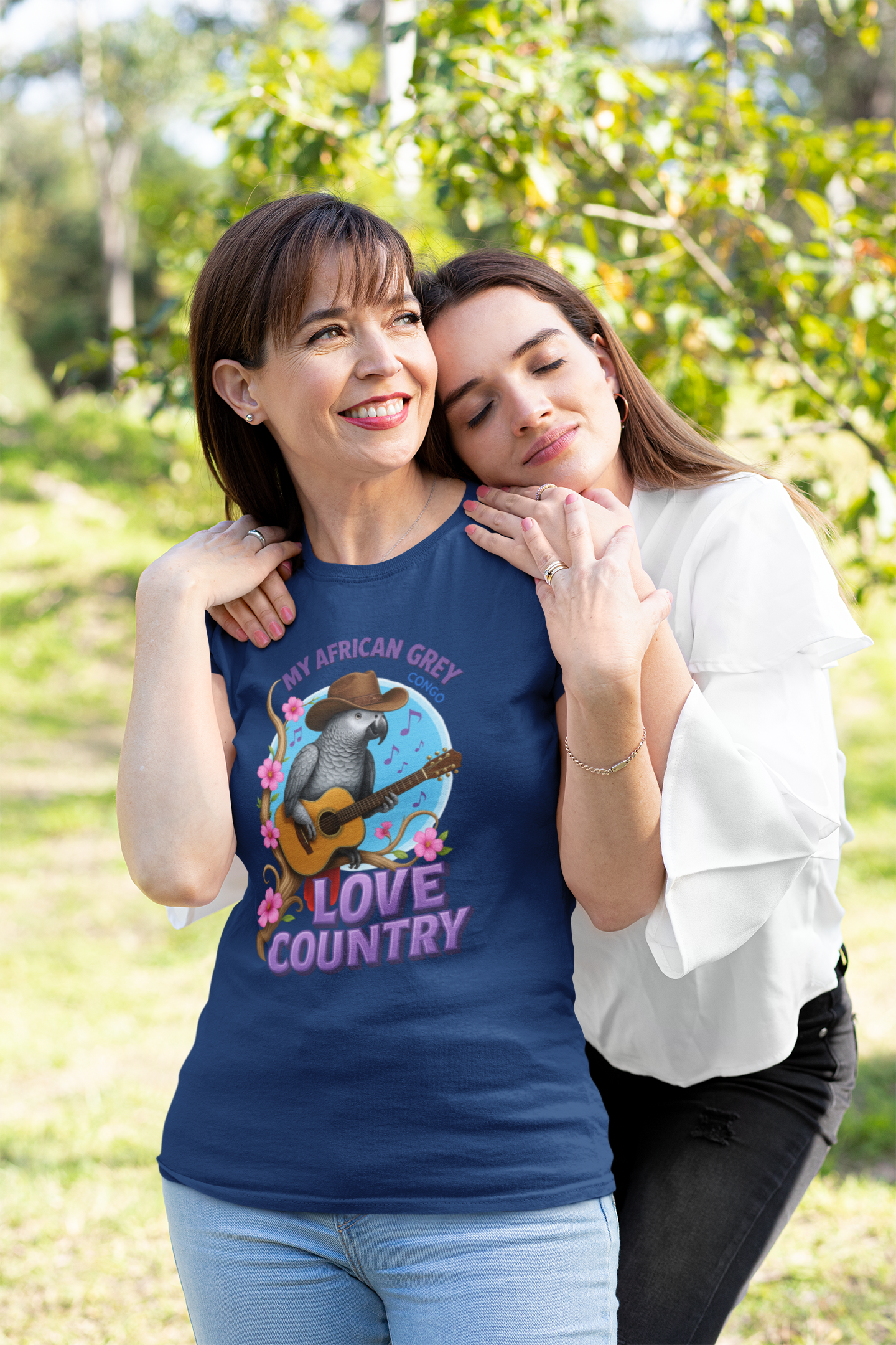 African Grey Congo Love Country T-Shirt