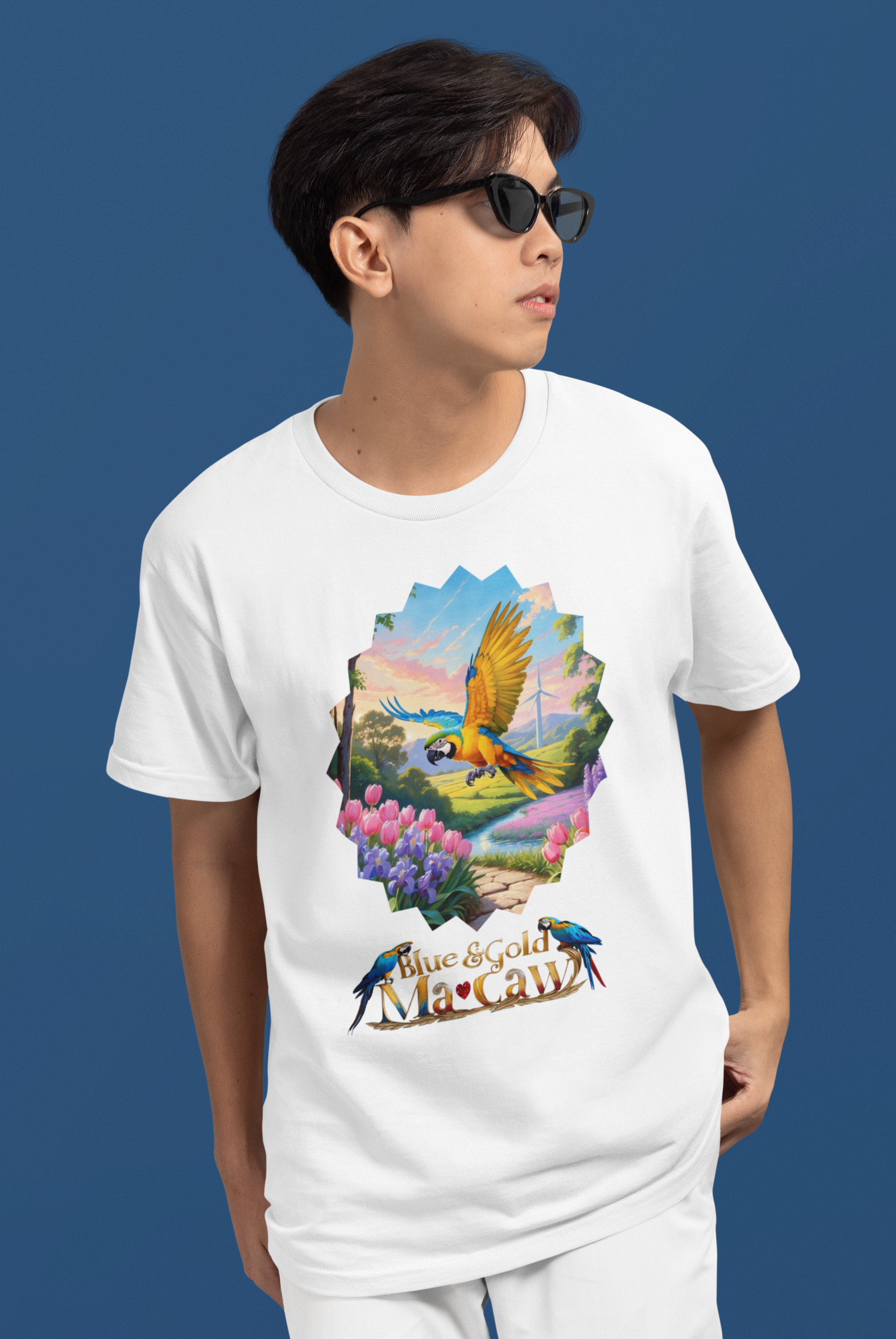 Blue & Gold Macaw Tee