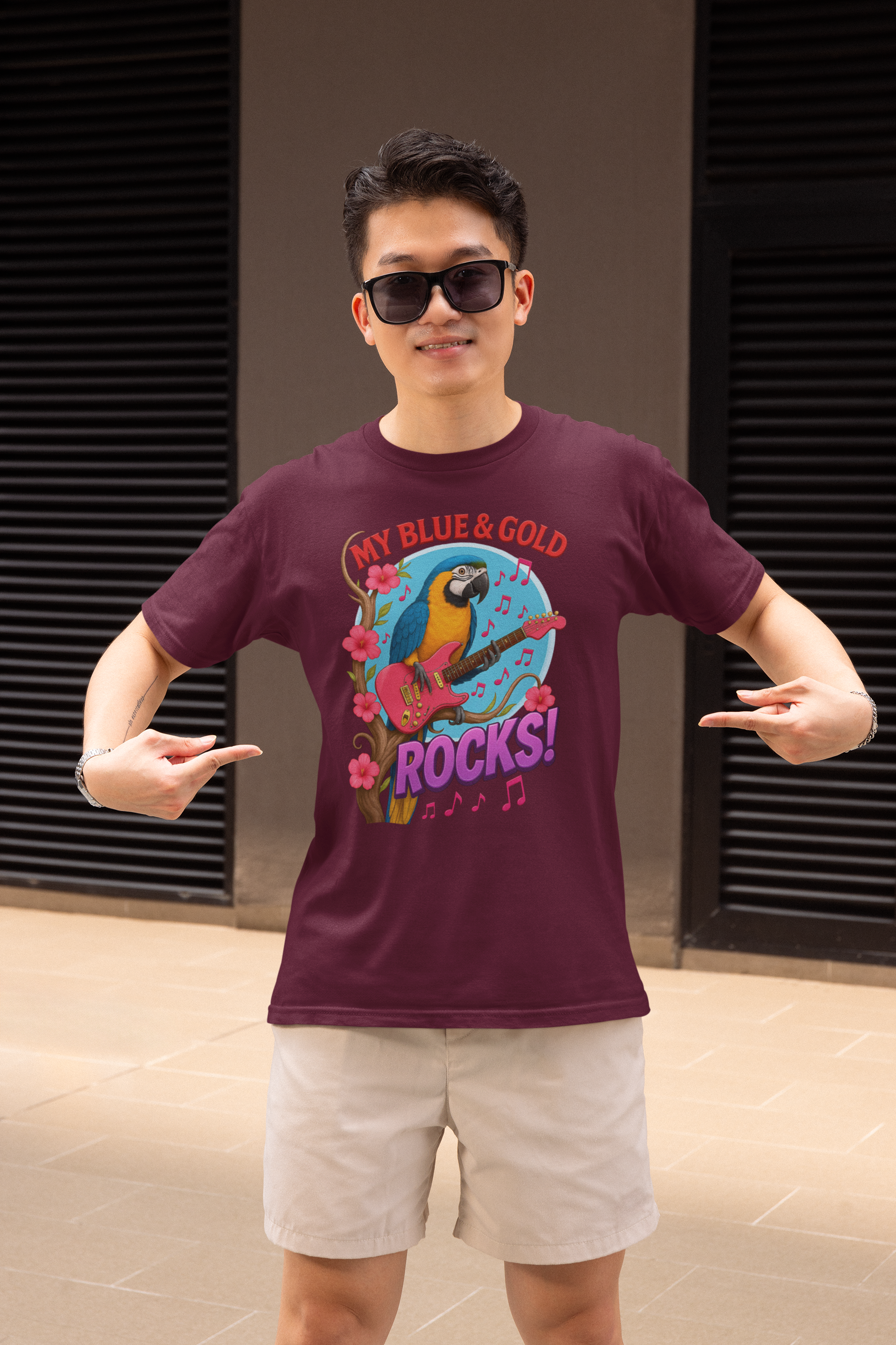 Blue & Gold Macaw Tee