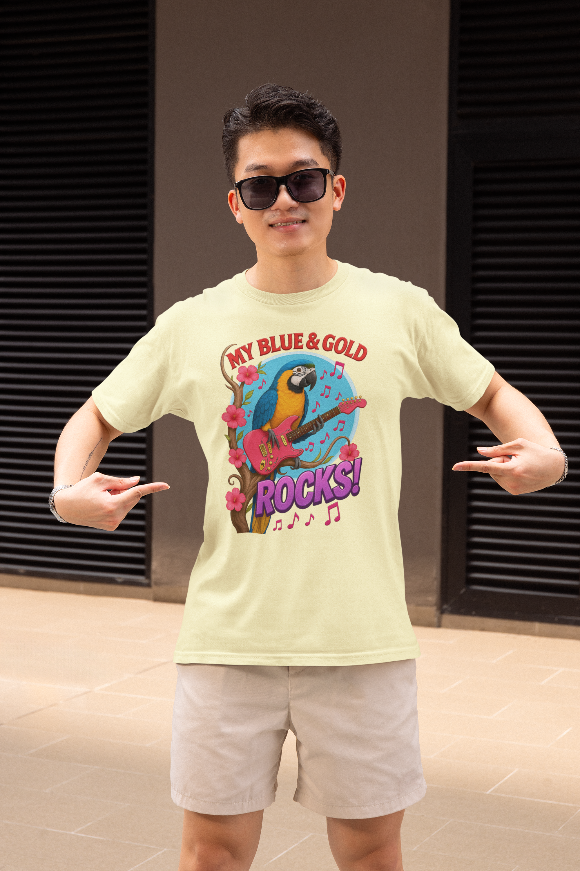 Blue & Gold Macaw Tee