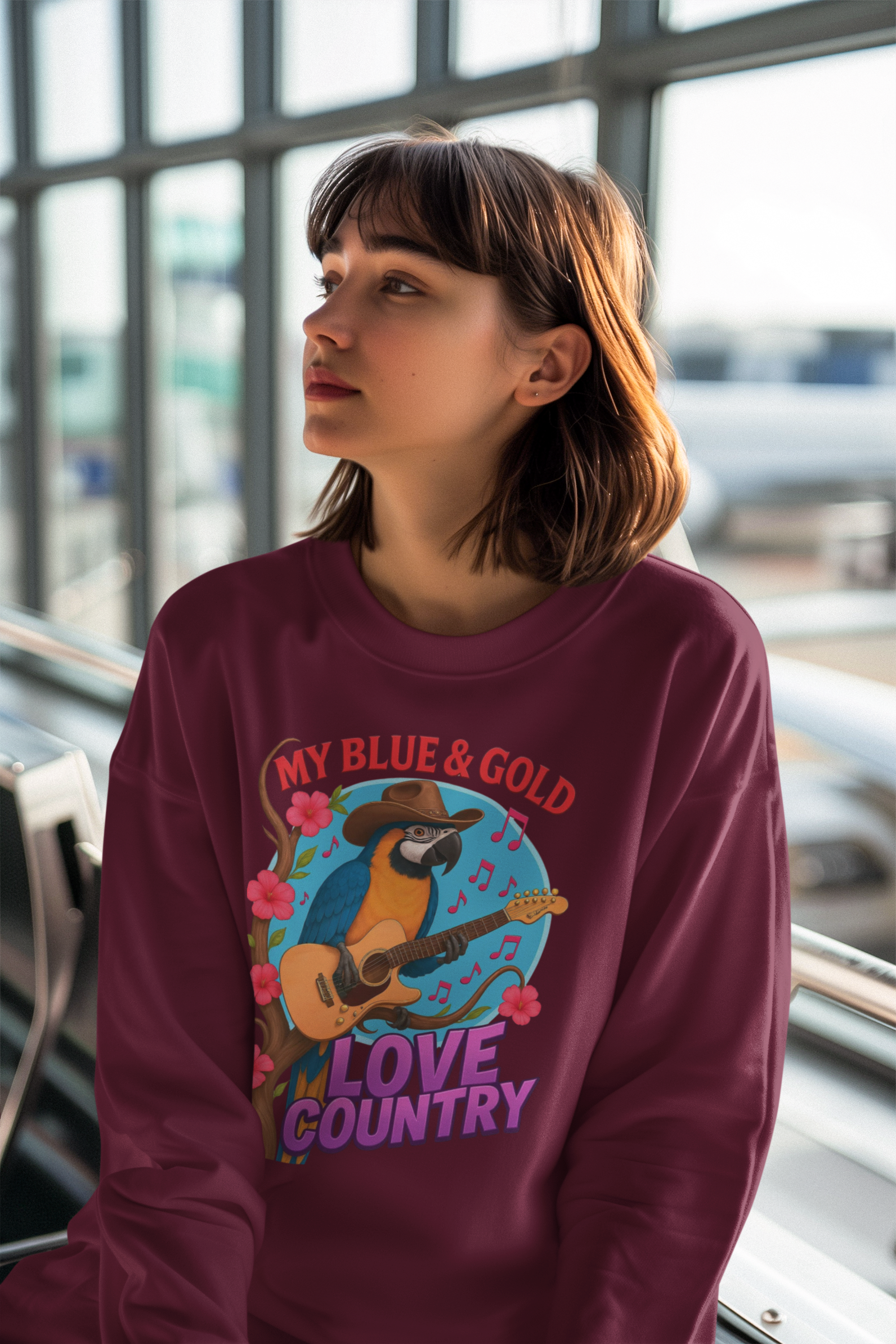 Blue & Gold Macaw Sweatshirt