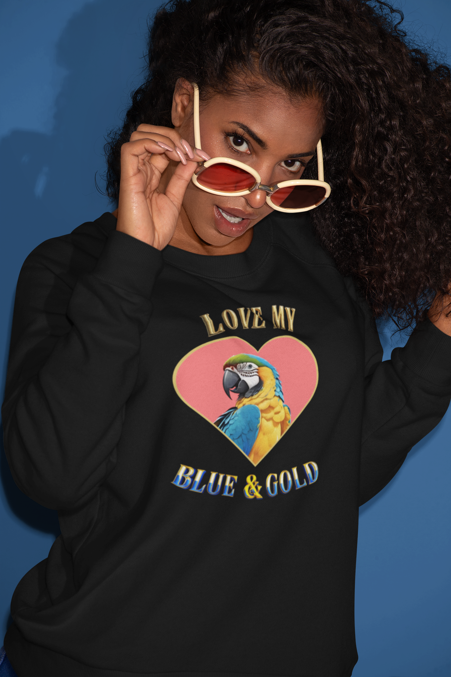 Love My Blue & Gold Sweatshirt