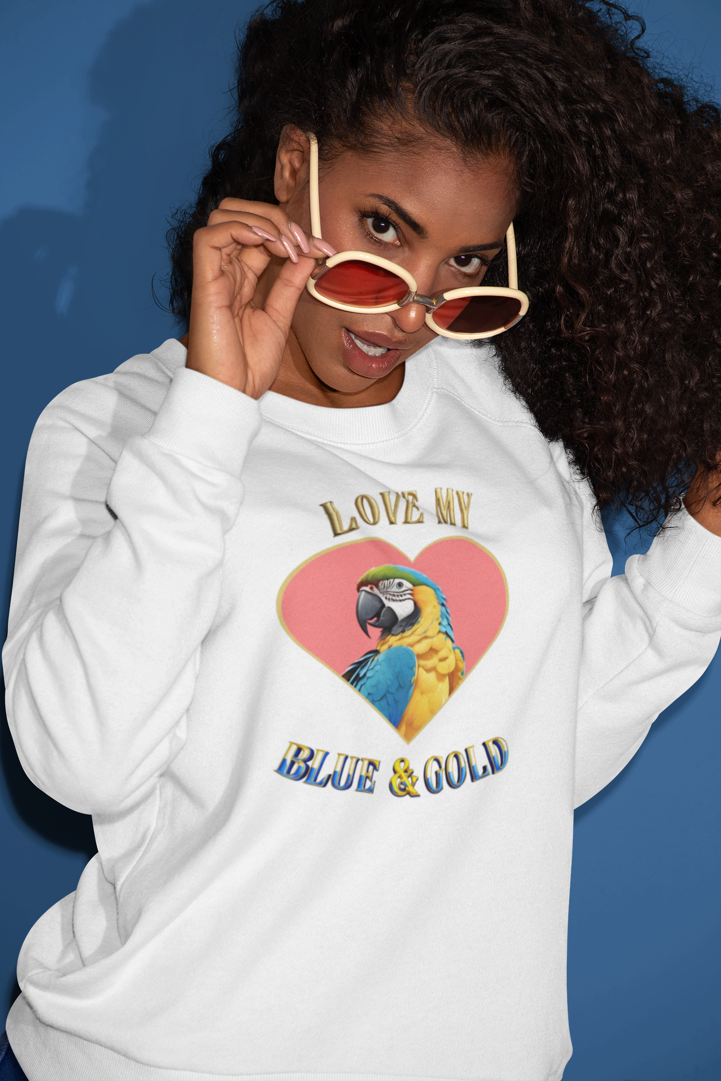 Love My Blue & Gold Sweatshirt