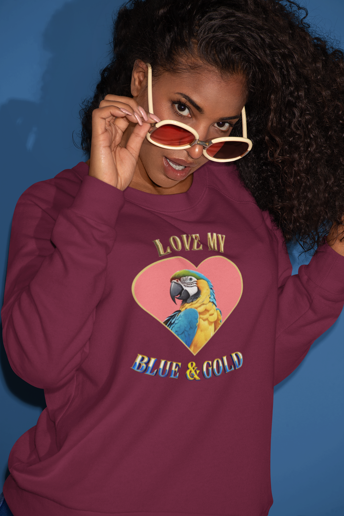 Love My Blue & Gold Sweatshirt