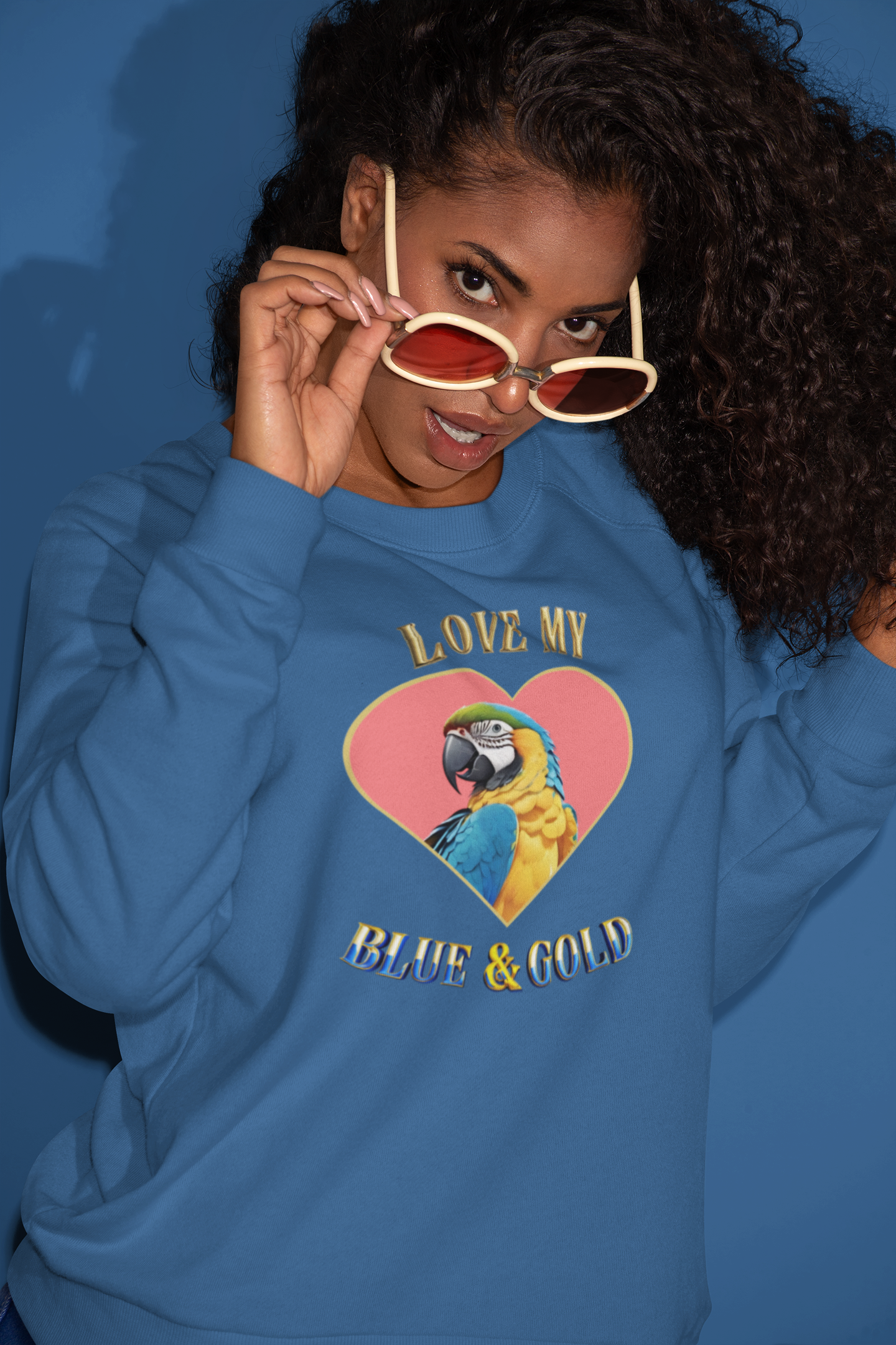 Love My Blue & Gold Sweatshirt