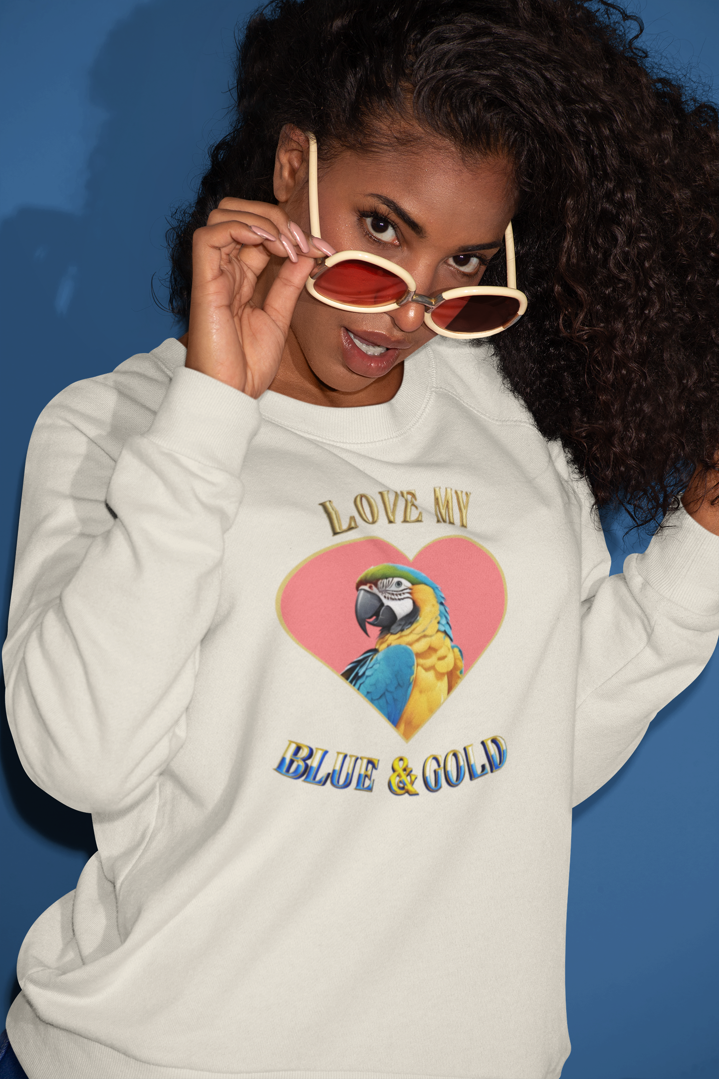 Love My Blue & Gold Sweatshirt