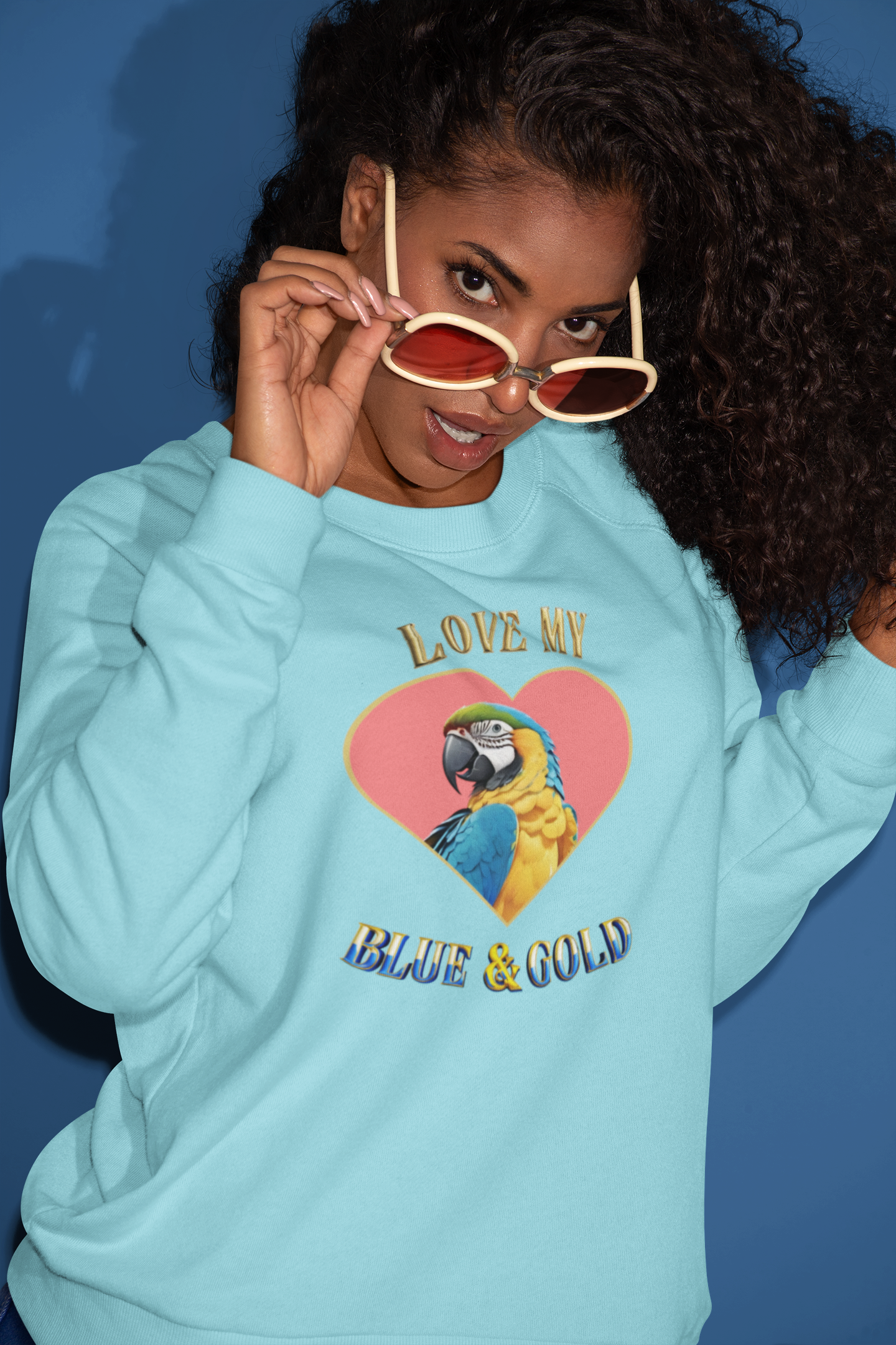 Love My Blue & Gold Sweatshirt