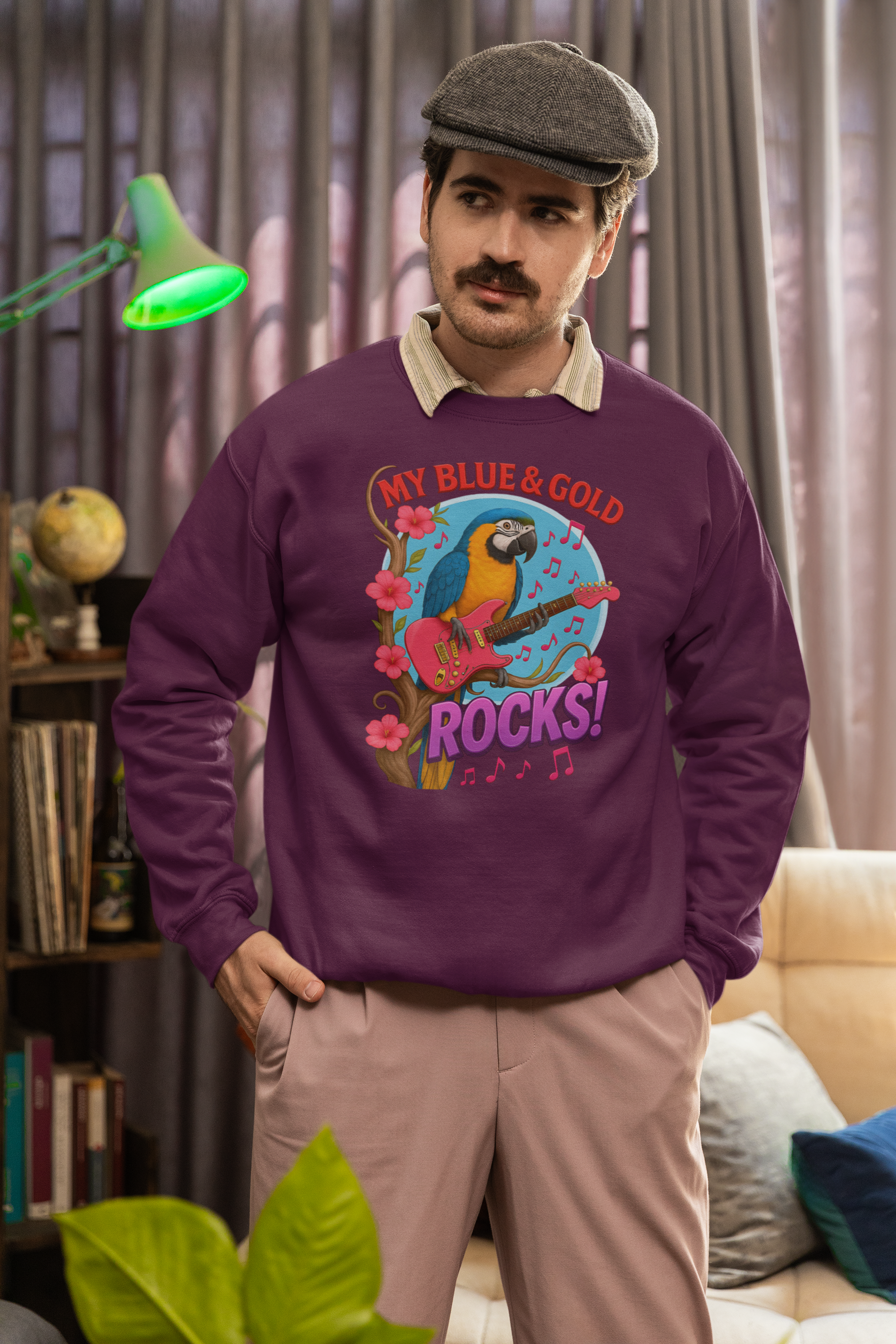 Blue & Gold Macaw Sweatshirt