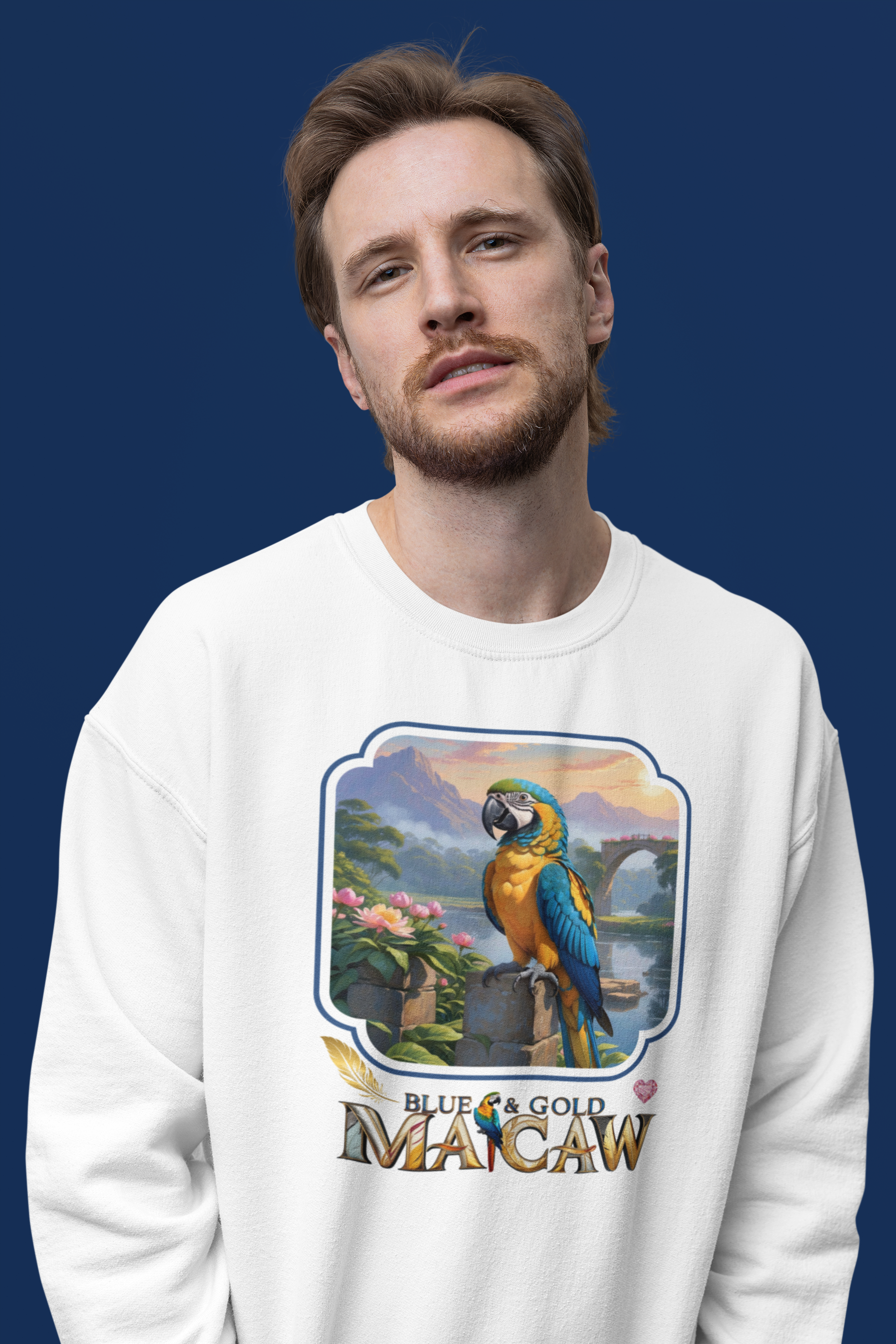 Blue & Gold Macaw Nature Sweatshirt