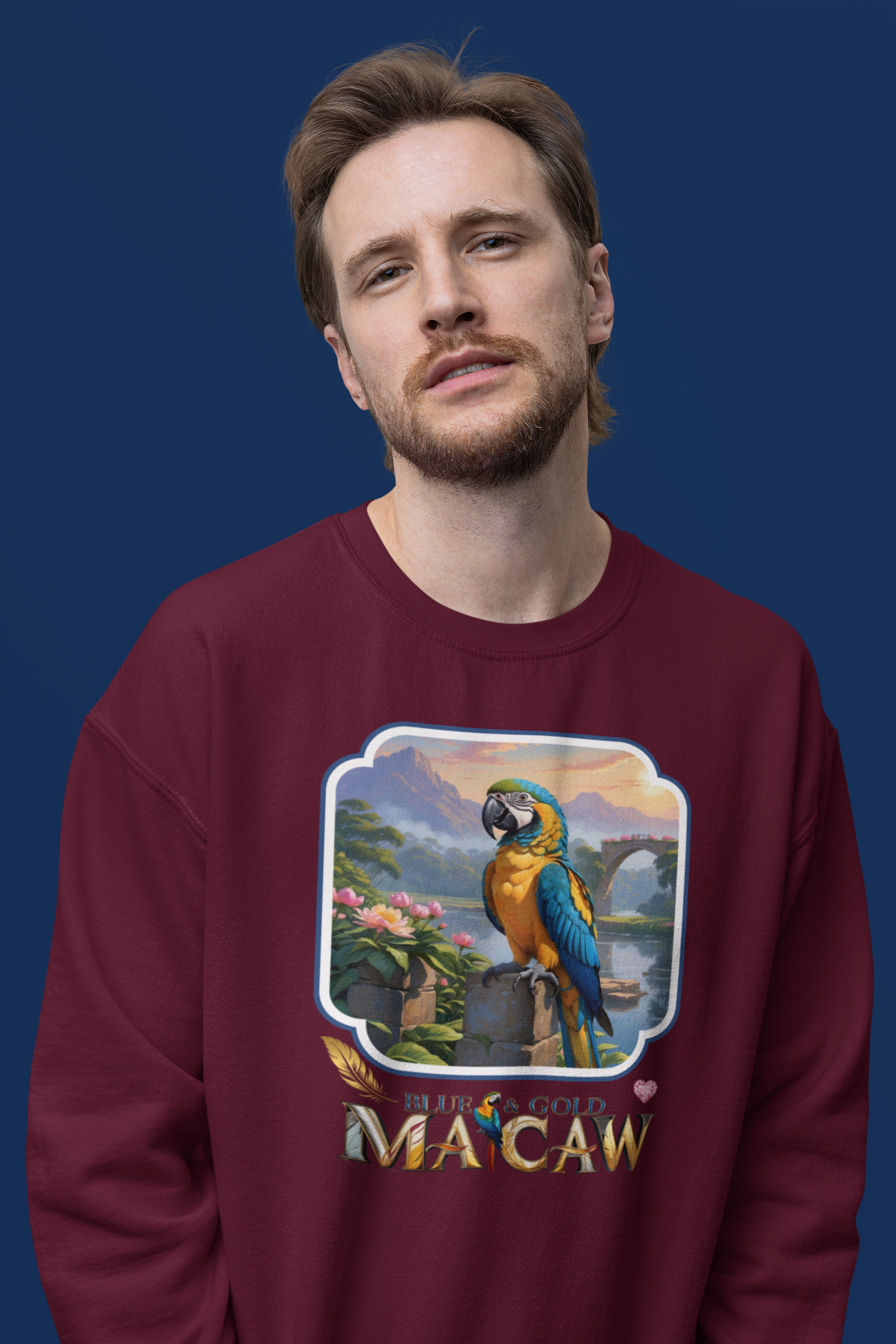 Blue & Gold Macaw Nature Sweatshirt