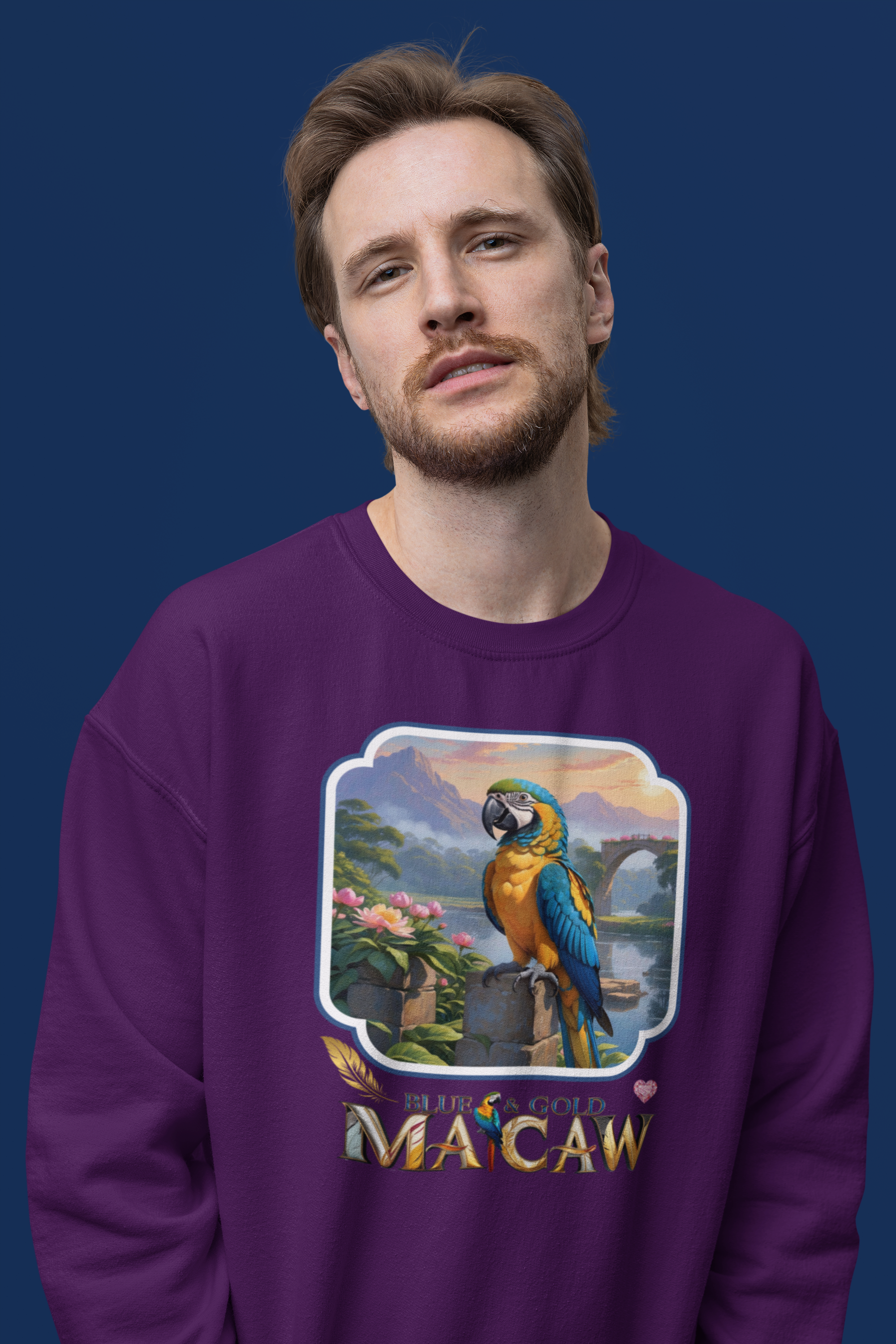 Blue & Gold Macaw Nature Sweatshirt