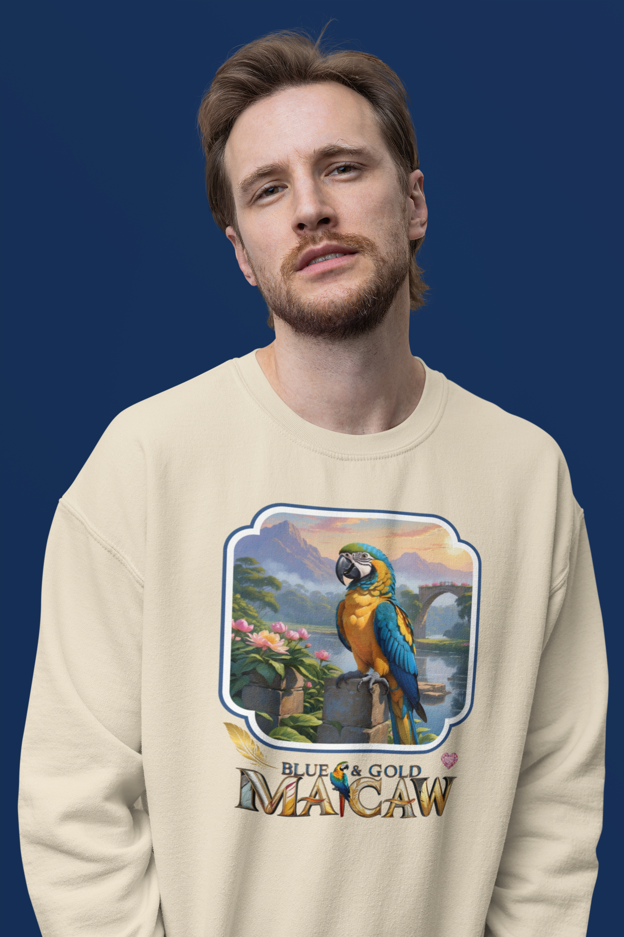 Blue & Gold Macaw Nature Sweatshirt
