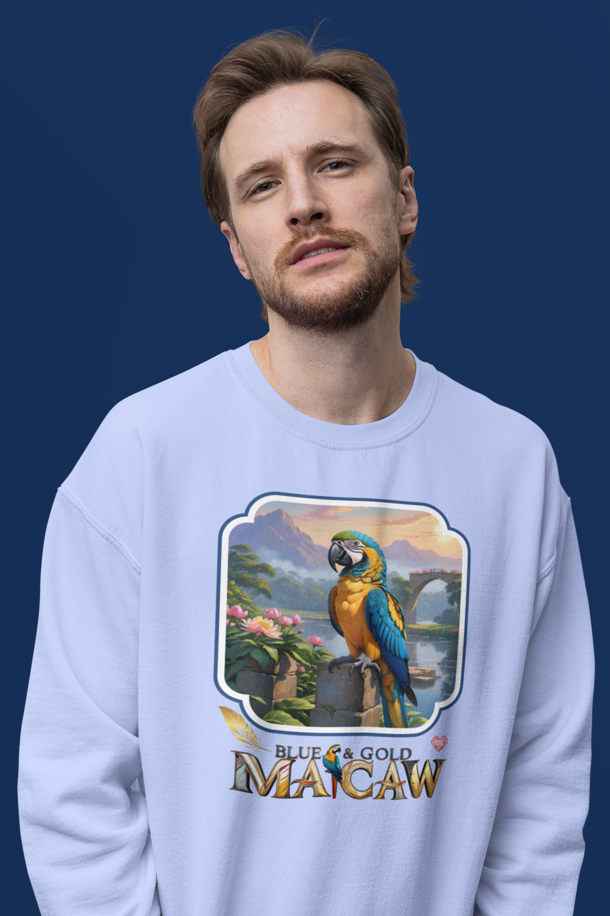 Blue & Gold Macaw Nature Sweatshirt