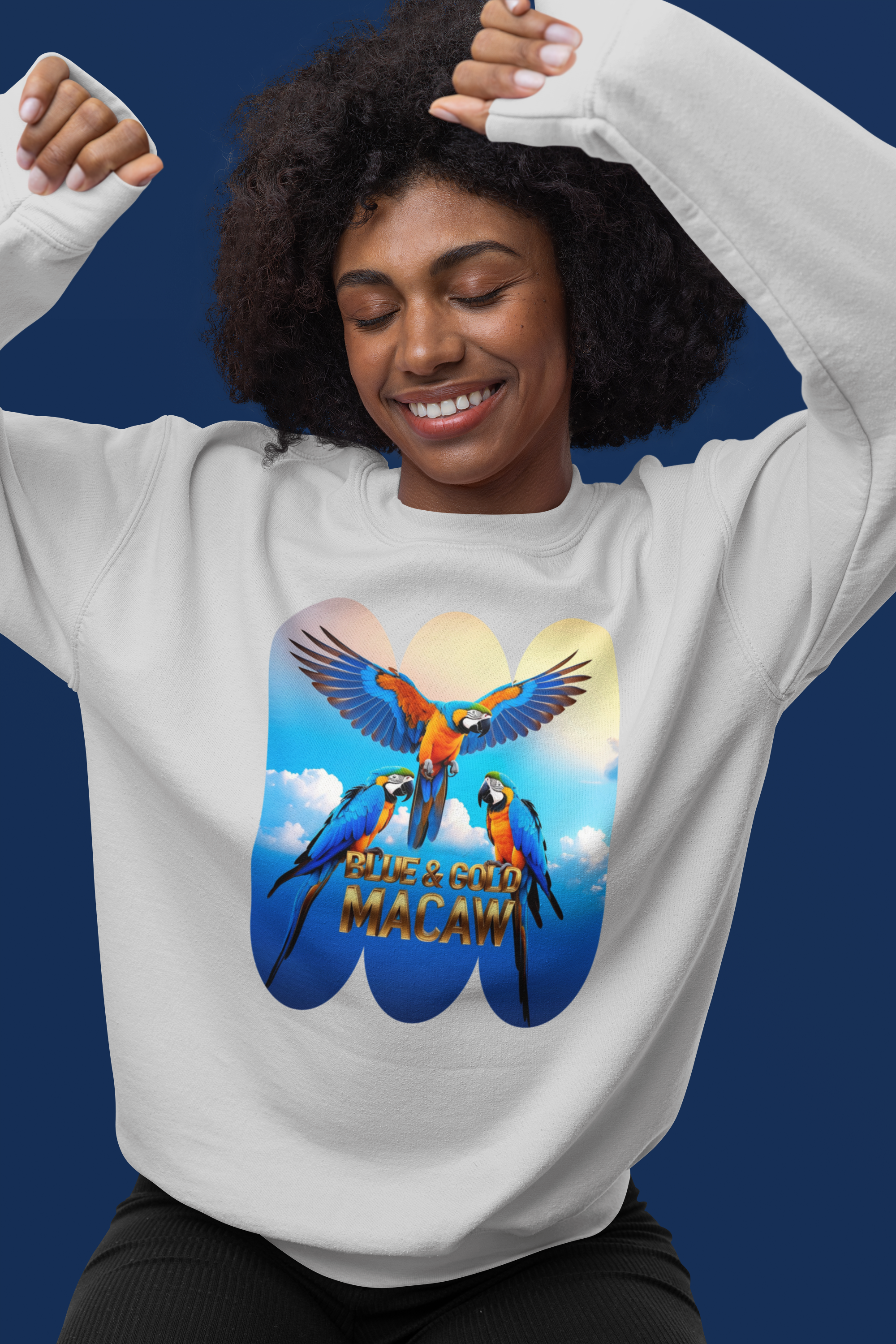 Blue & Gold Macaw Sweatshirts