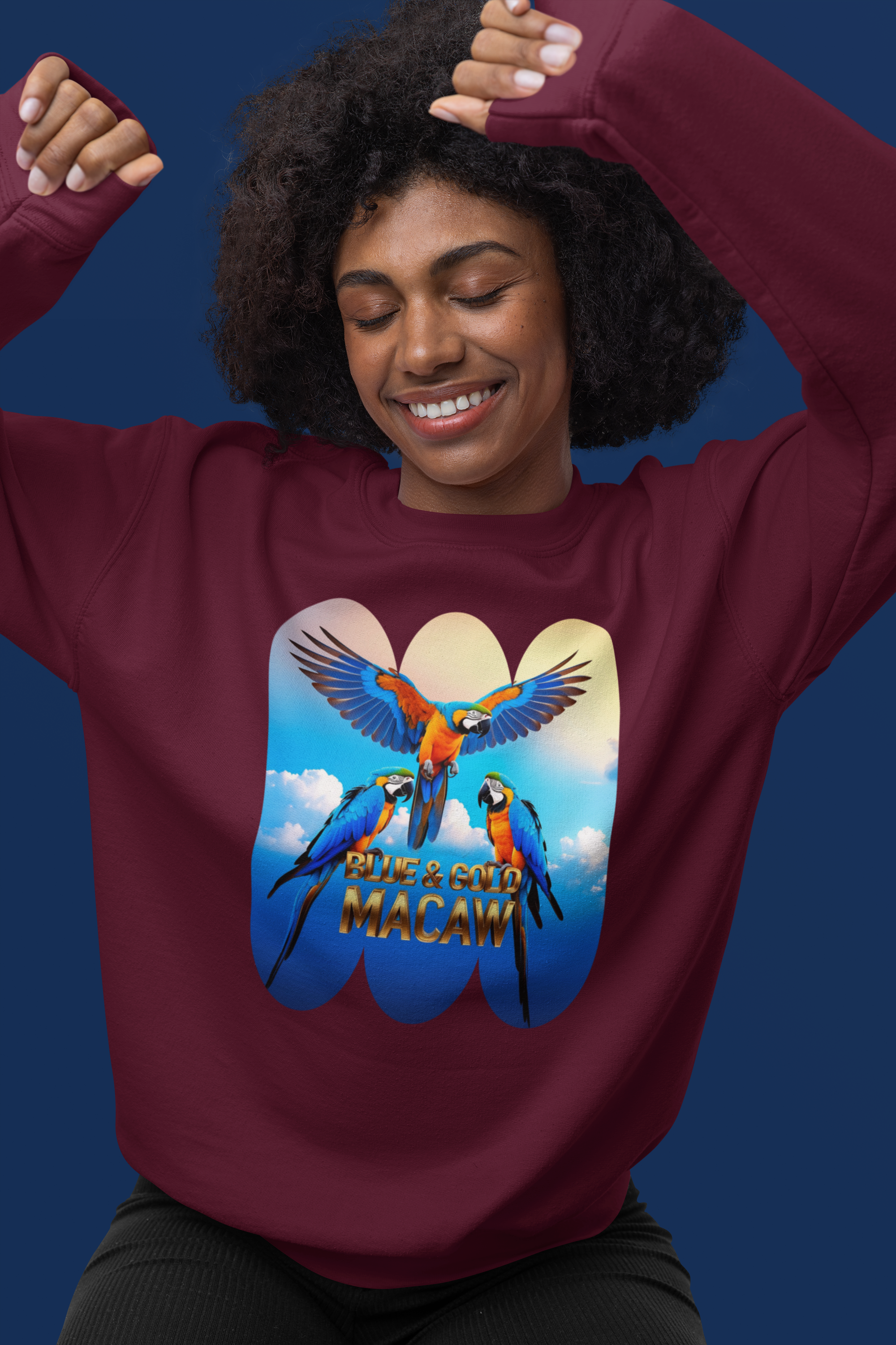 Blue & Gold Macaw Sweatshirts