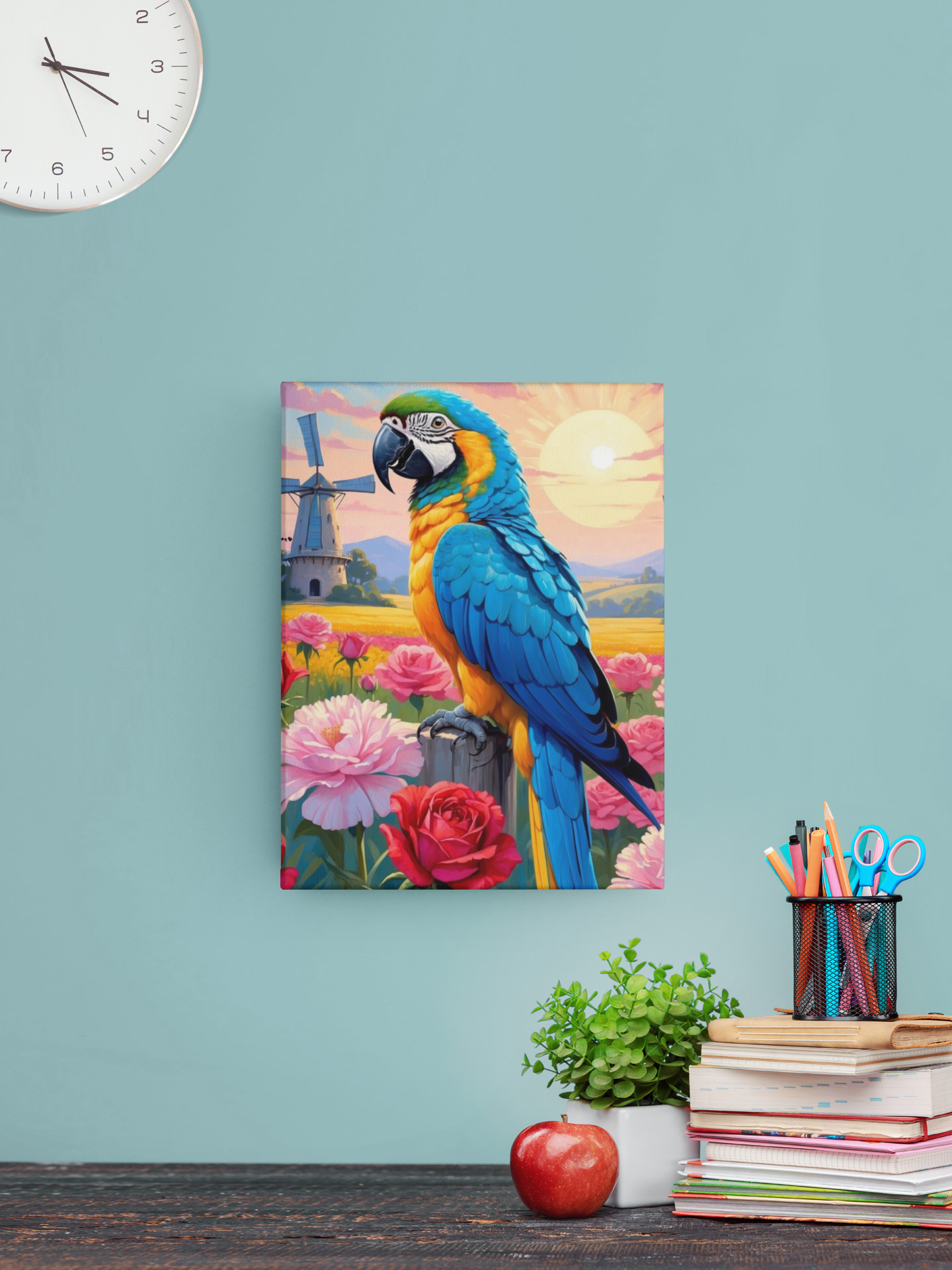 Blue & Gold Macaw Wall- Hanging