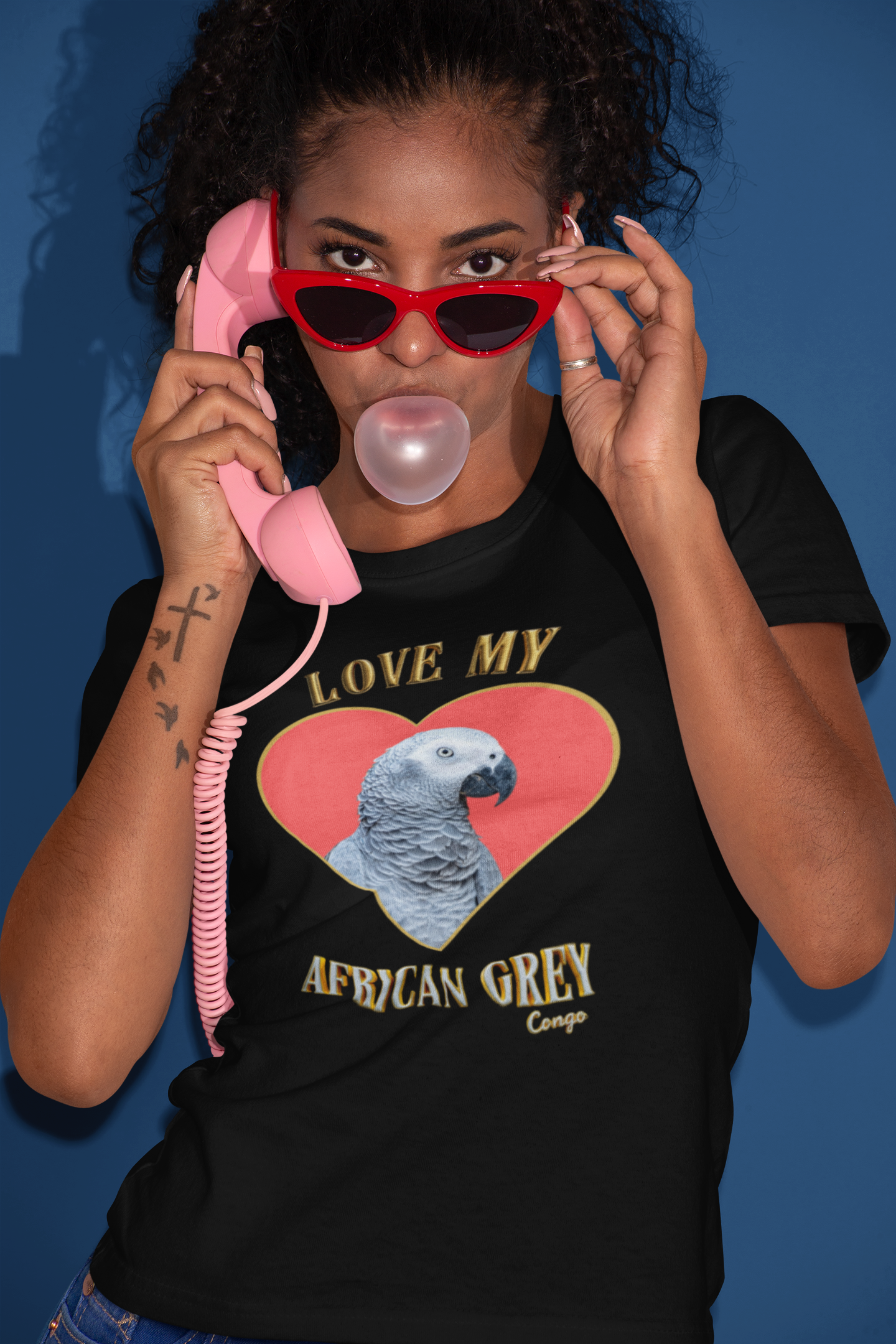 Love My African Grey Congo T-Shirt
