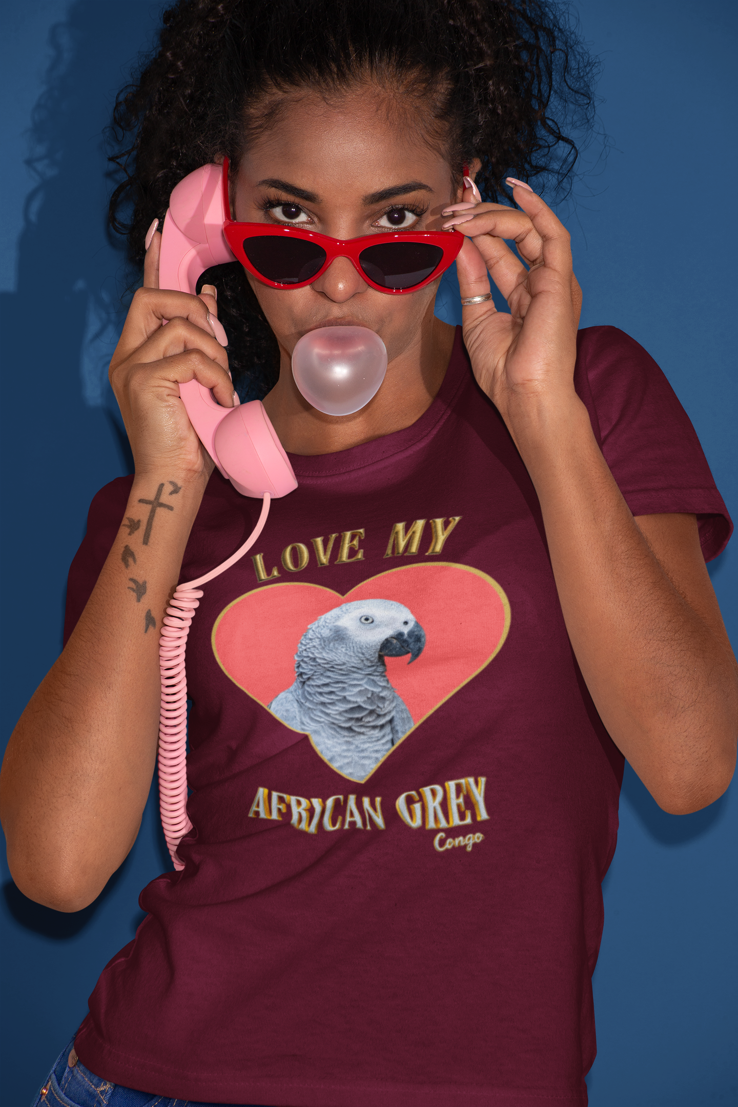Love My African Grey Congo T-Shirt
