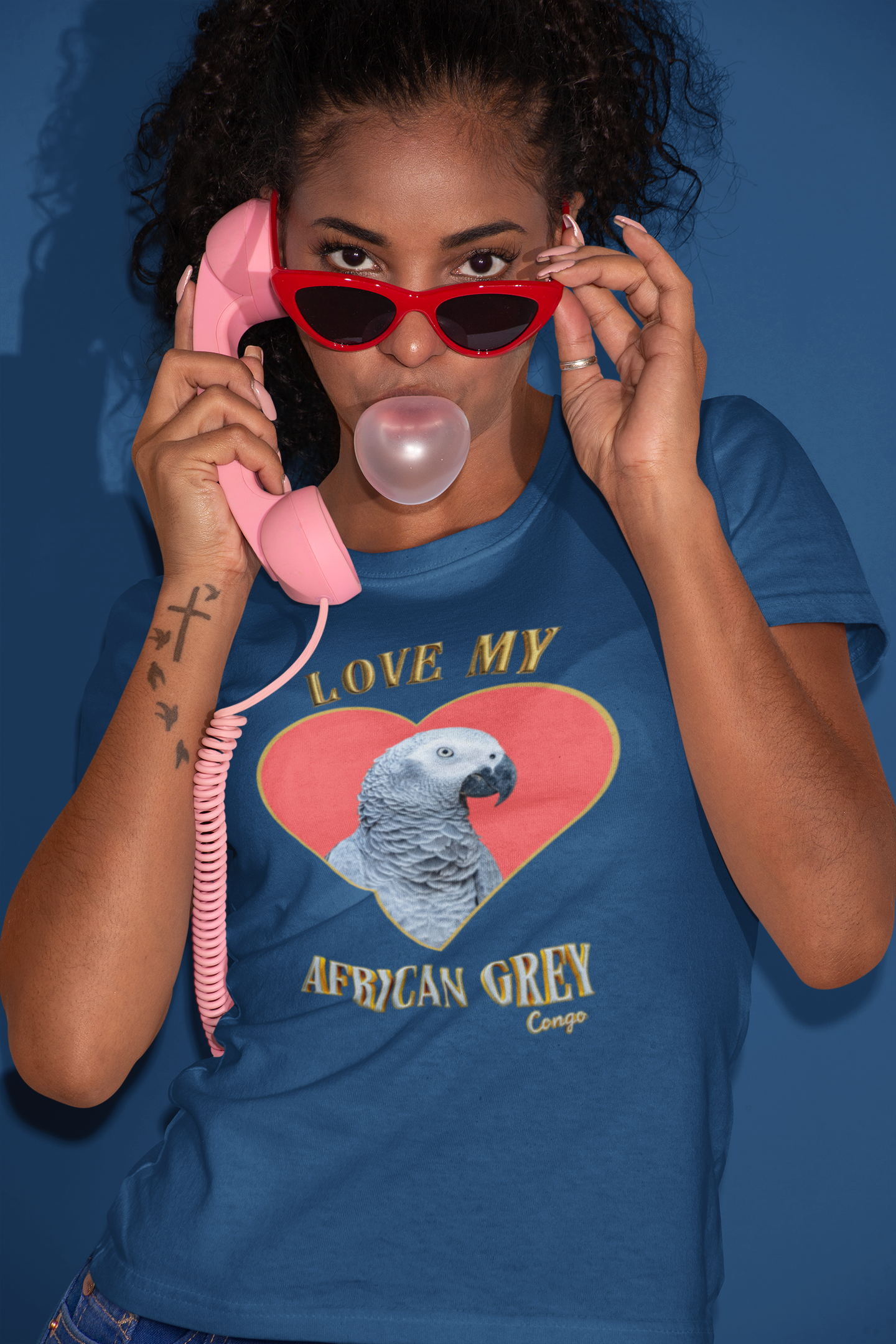 Love My African Grey Congo T-Shirt