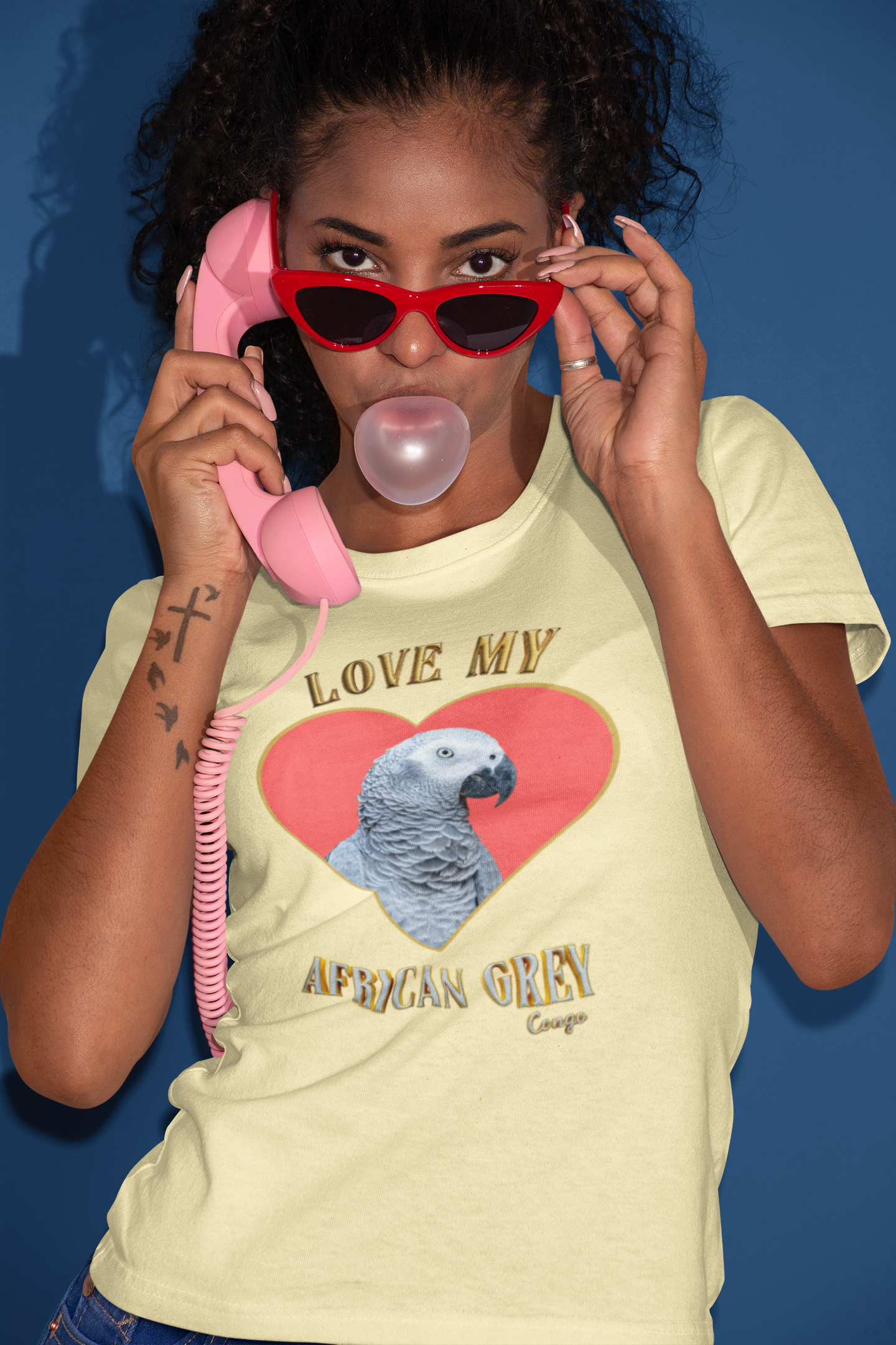 Love My African Grey Congo T-Shirt