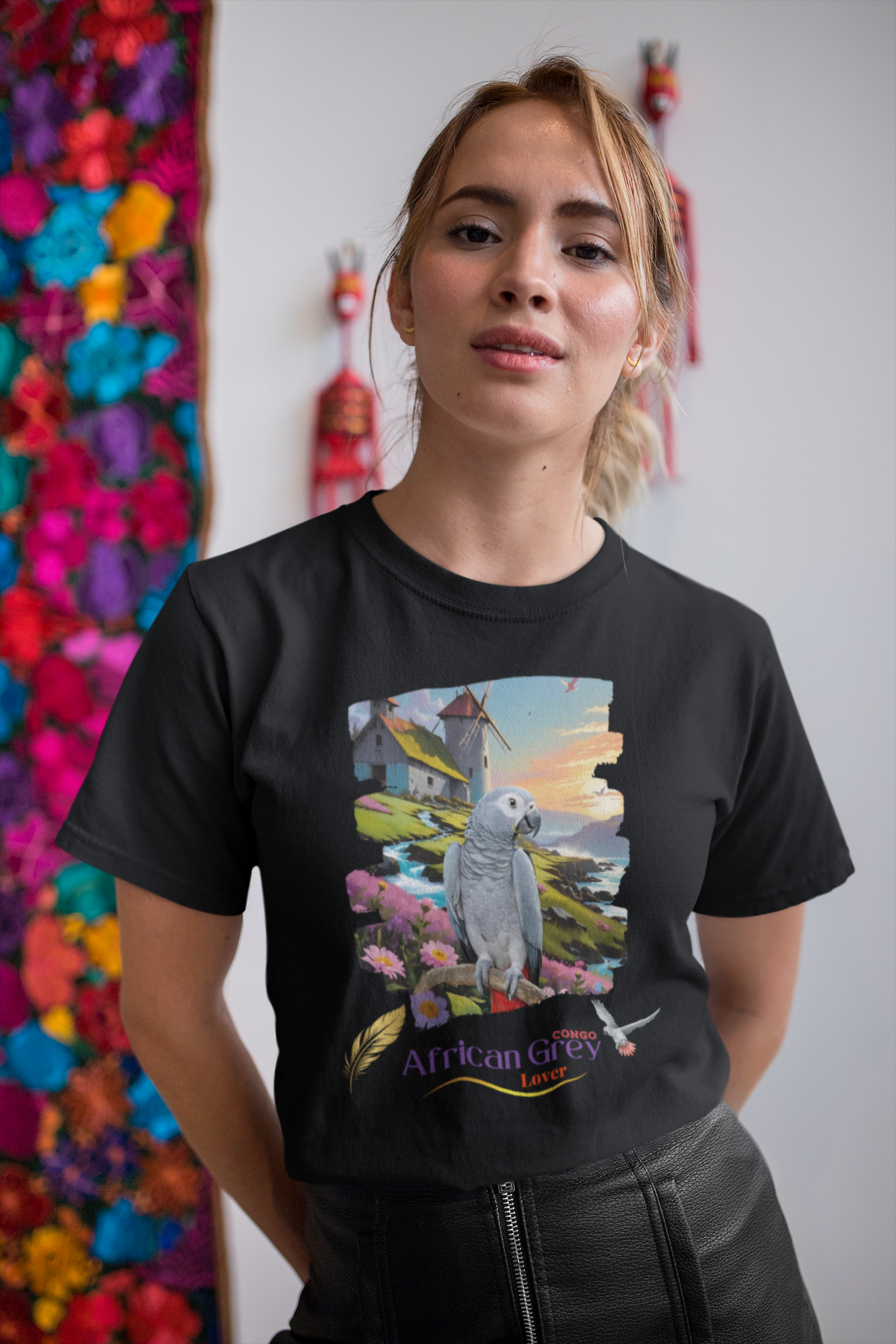African Grey Congo Lover Nature T-Shirt