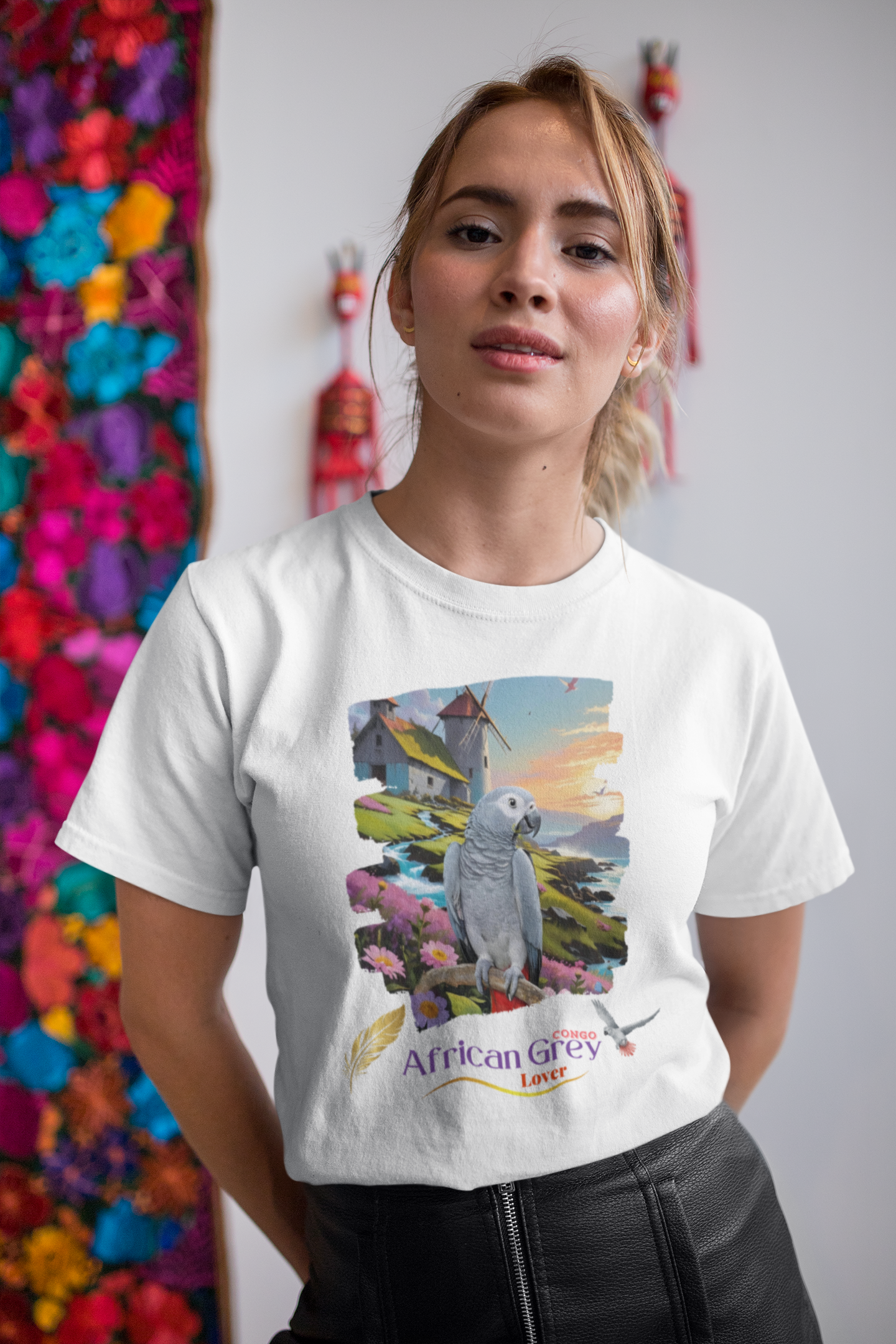 African Grey Congo Lover Nature T-Shirt