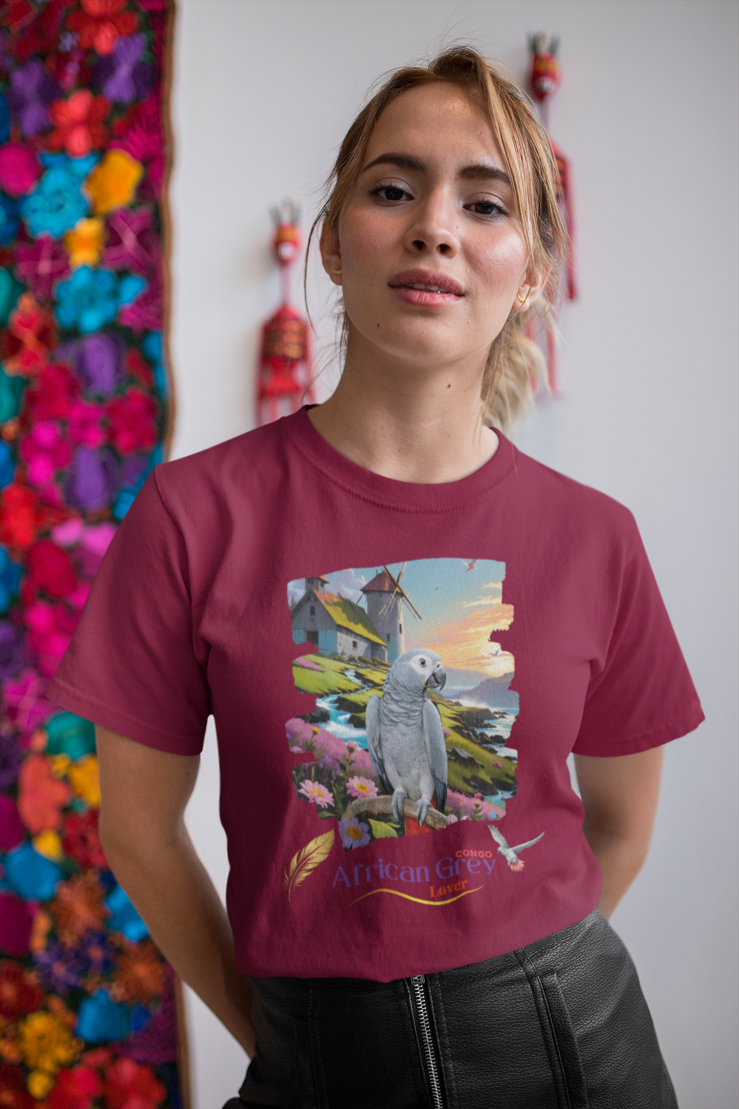 African Grey Congo Lover Nature T-Shirt