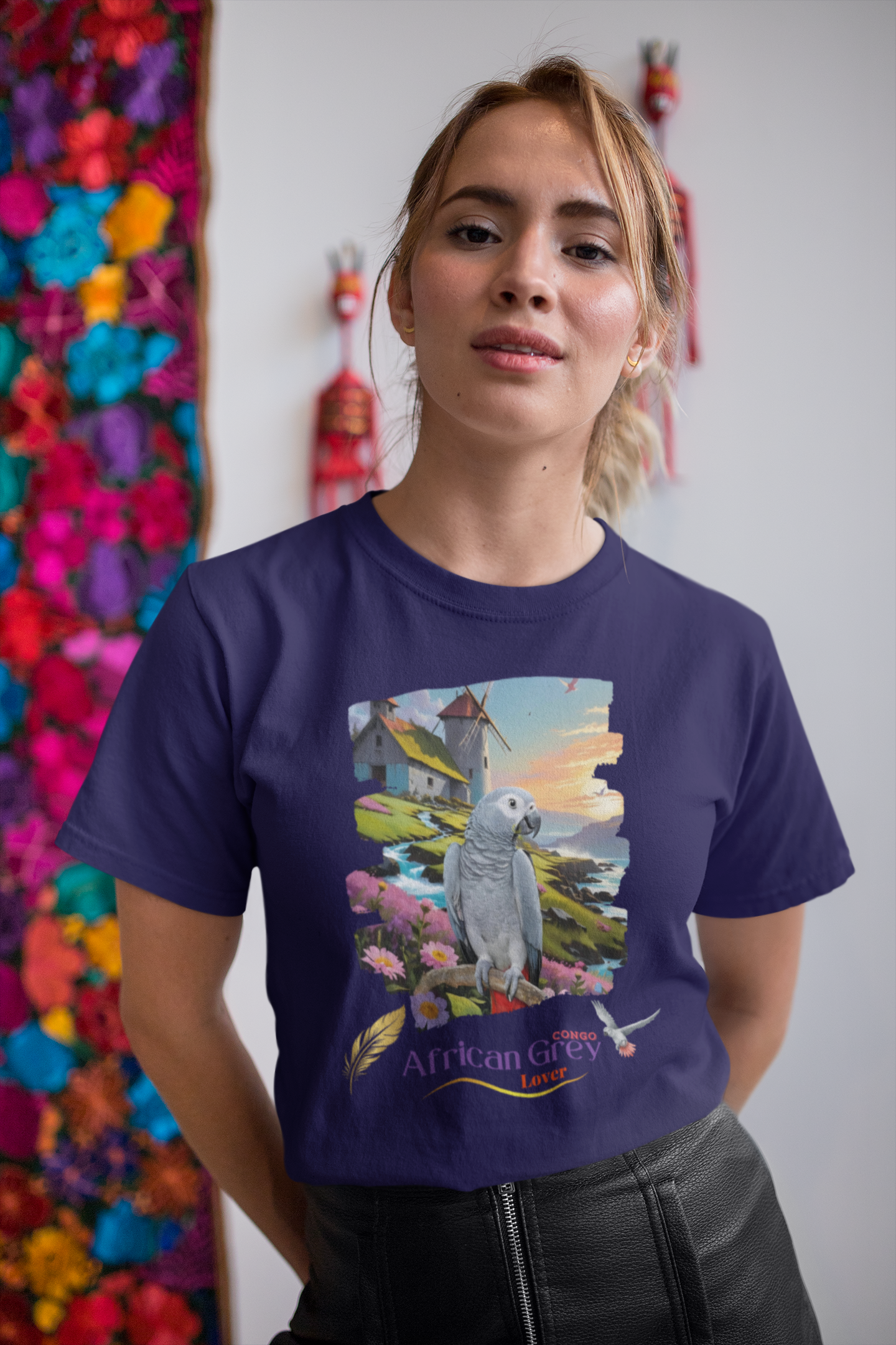 African Grey Congo Lover Nature T-Shirt